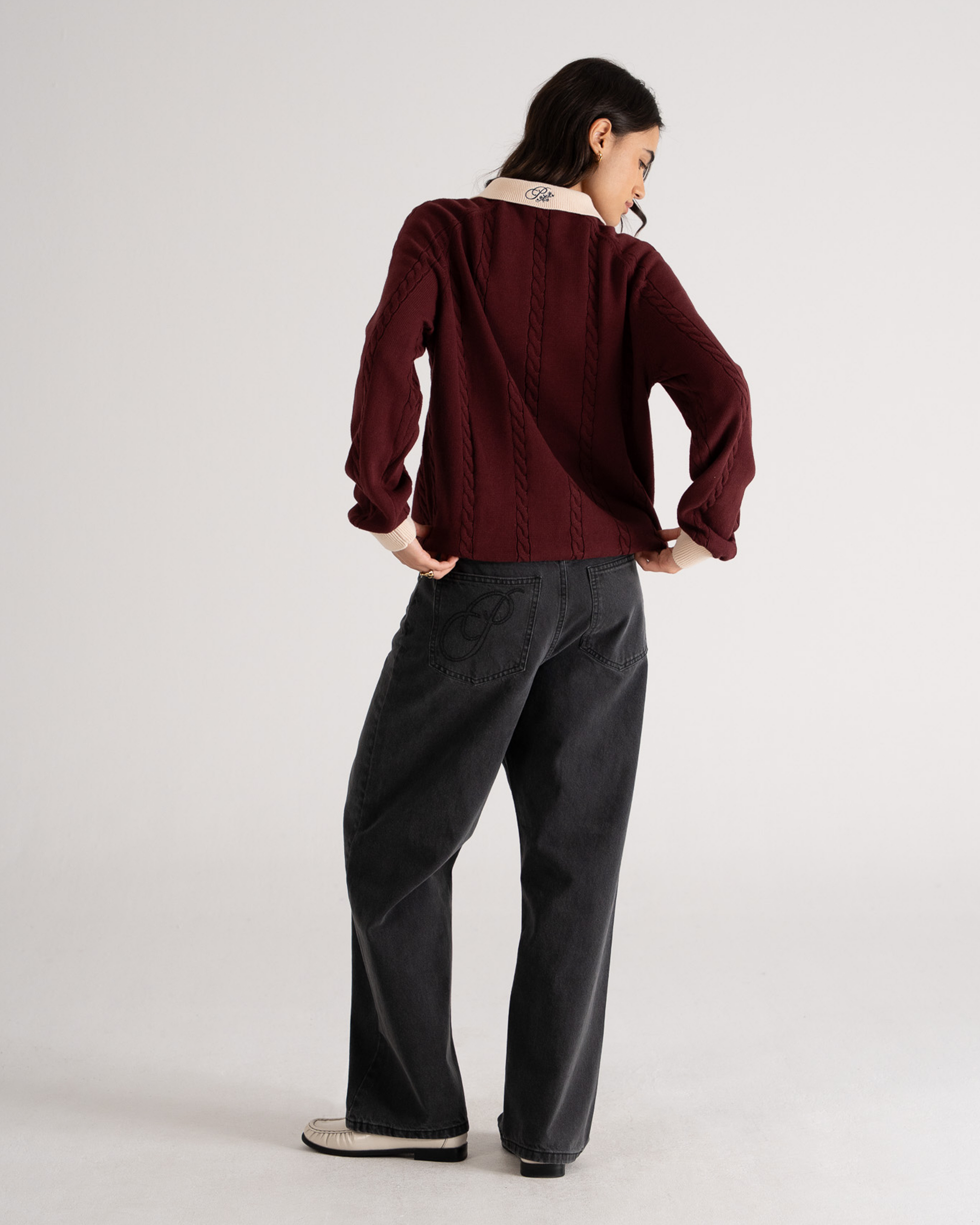 Legacy Knitted Jersey Bordeaux