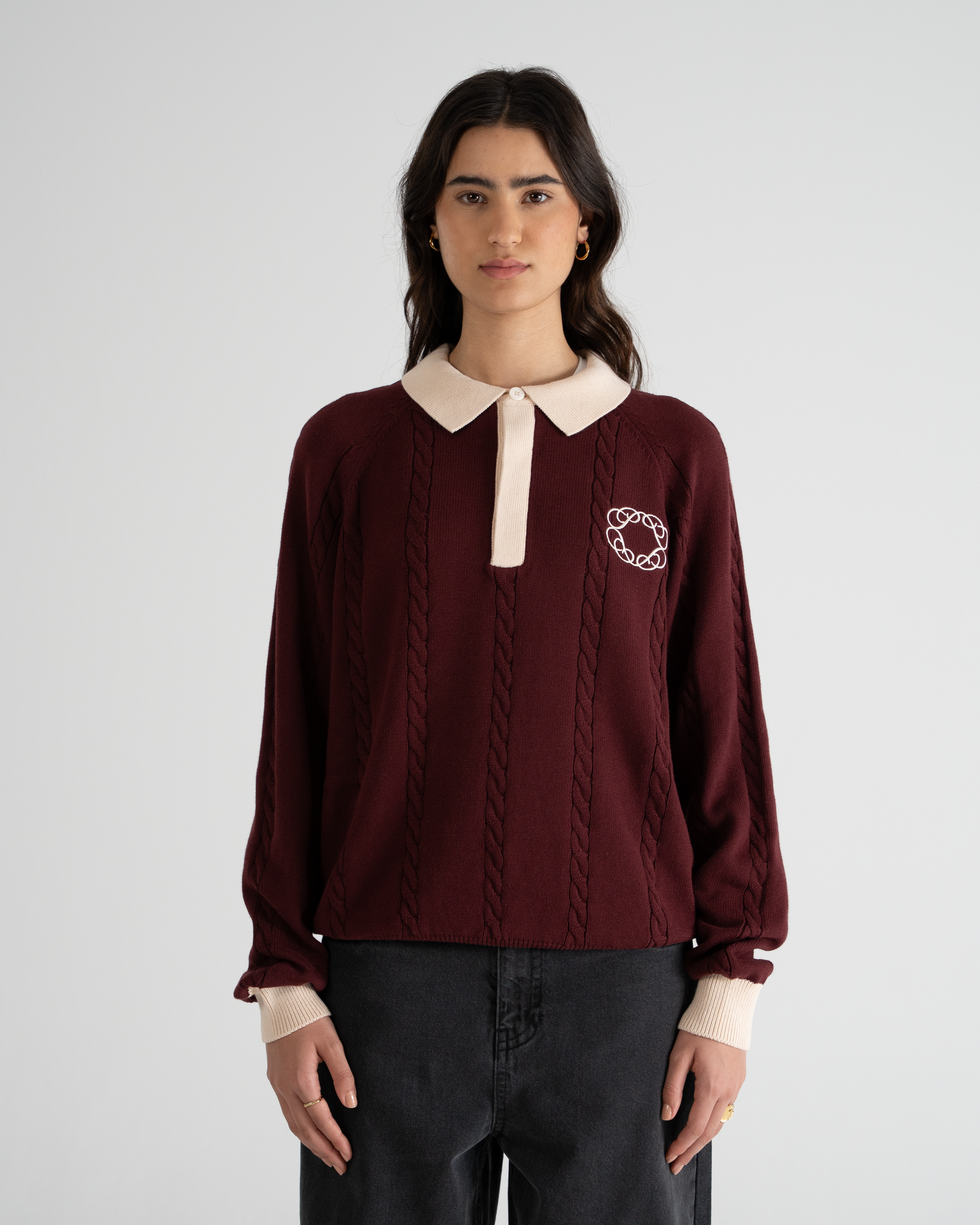 Legacy Knitted Jersey Bordeaux