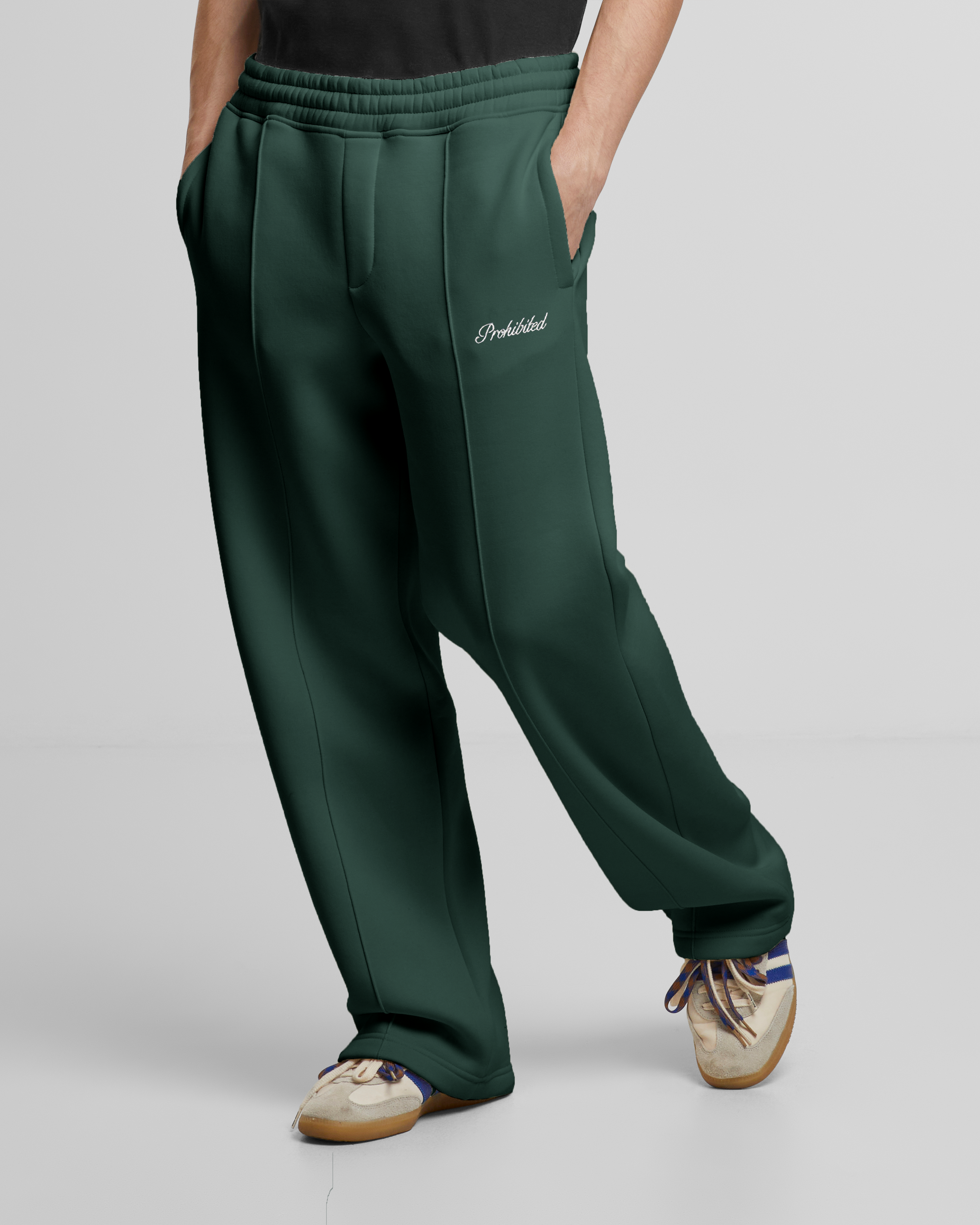 Loose Sweatpants British Racing Green