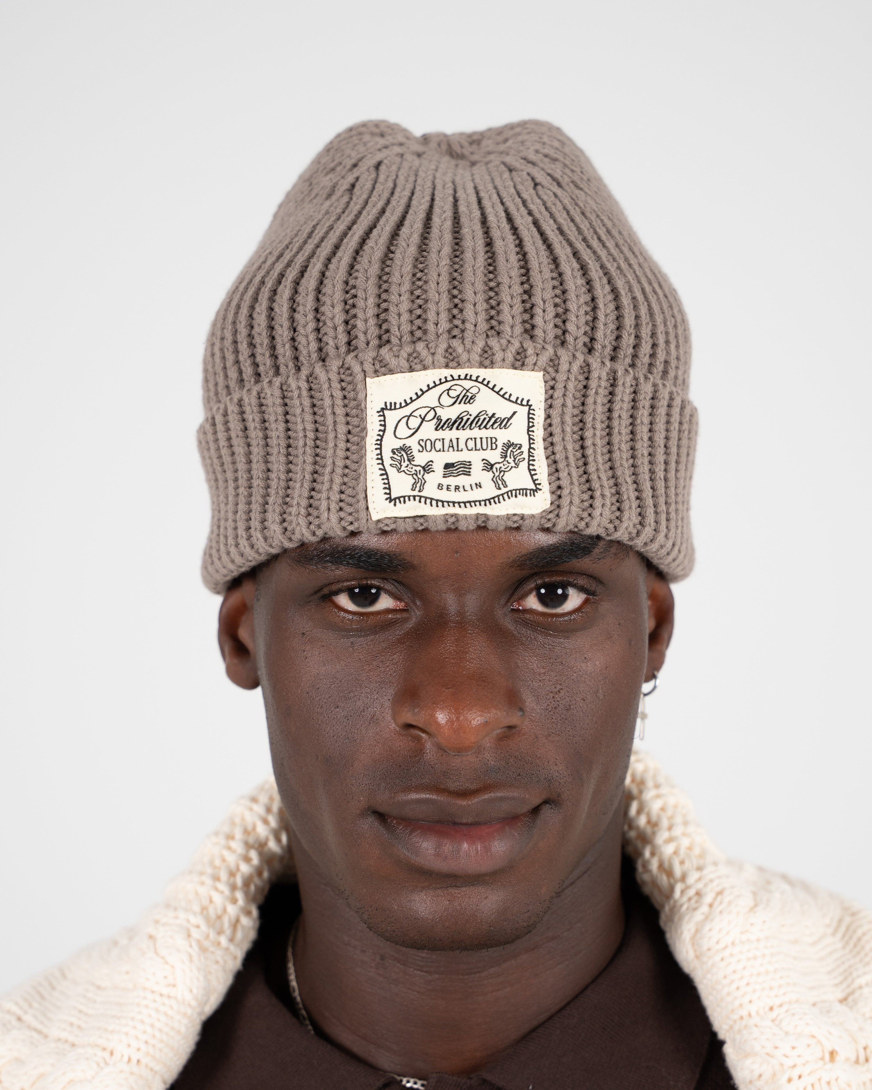 Lowkey Vintage Beanie Taupe