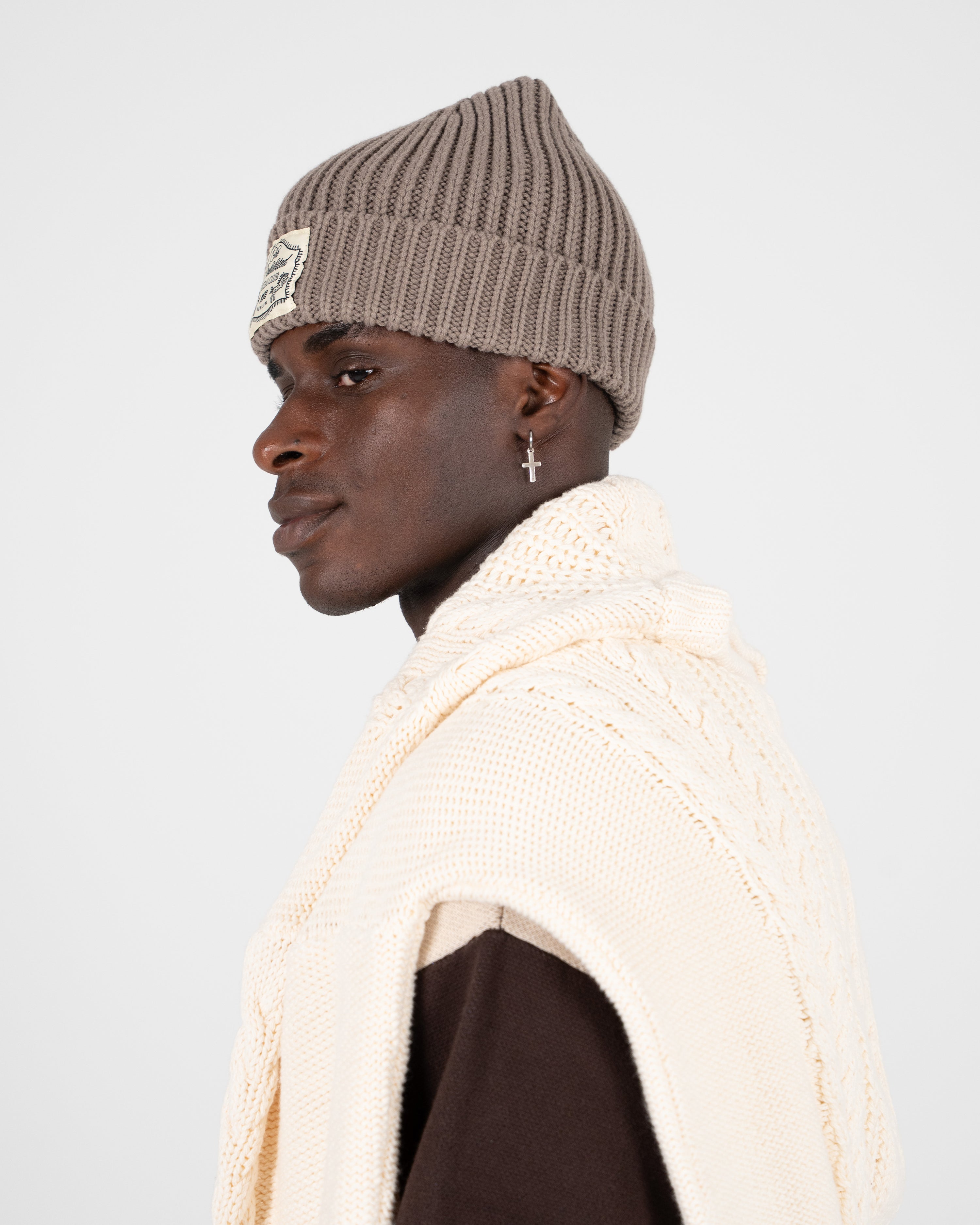 Lowkey Vintage Beanie Taupe