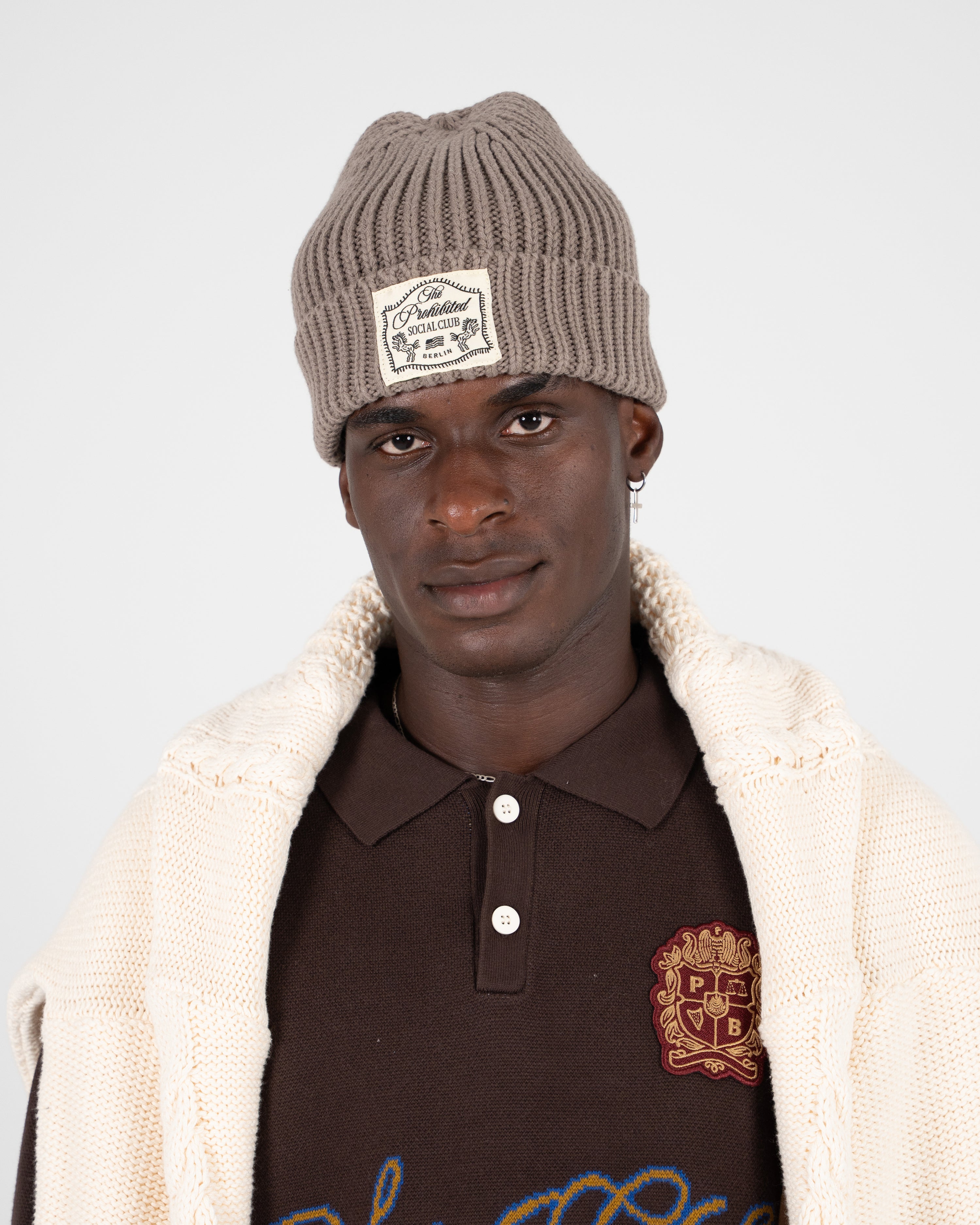 Lowkey Vintage Beanie Taupe