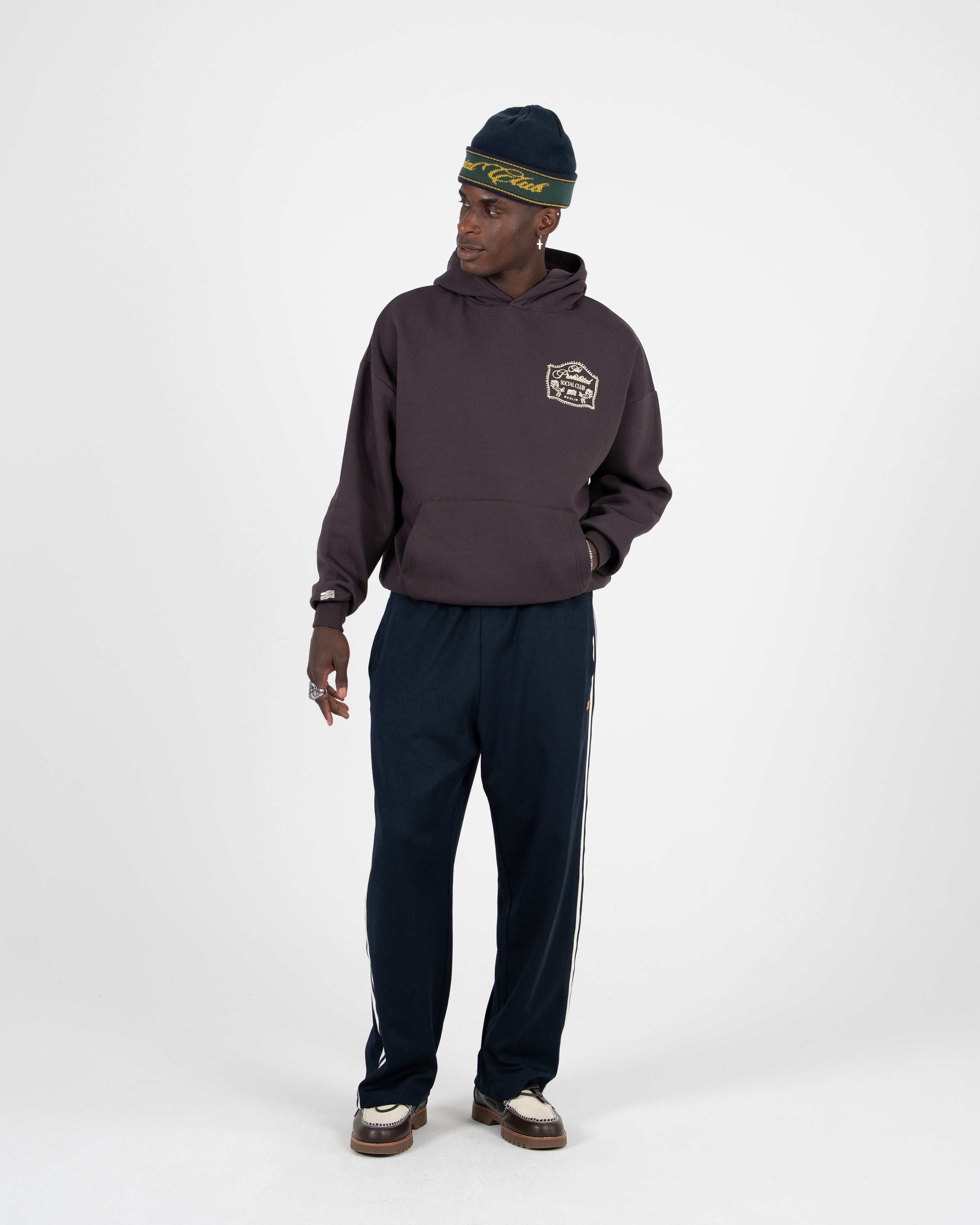 Lowkey Vintage Hoodie Brown