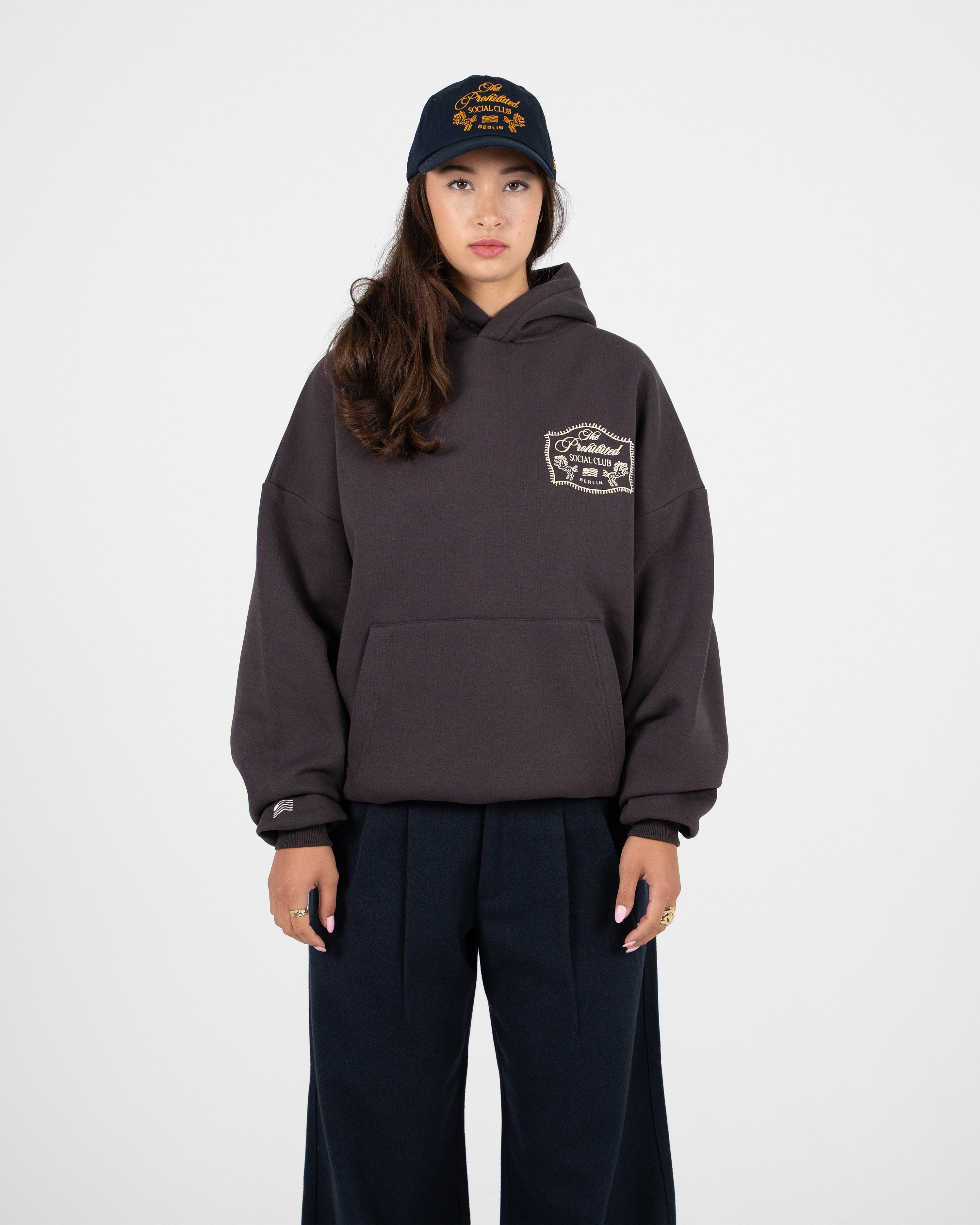 Lowkey Vintage Hoodie Brown