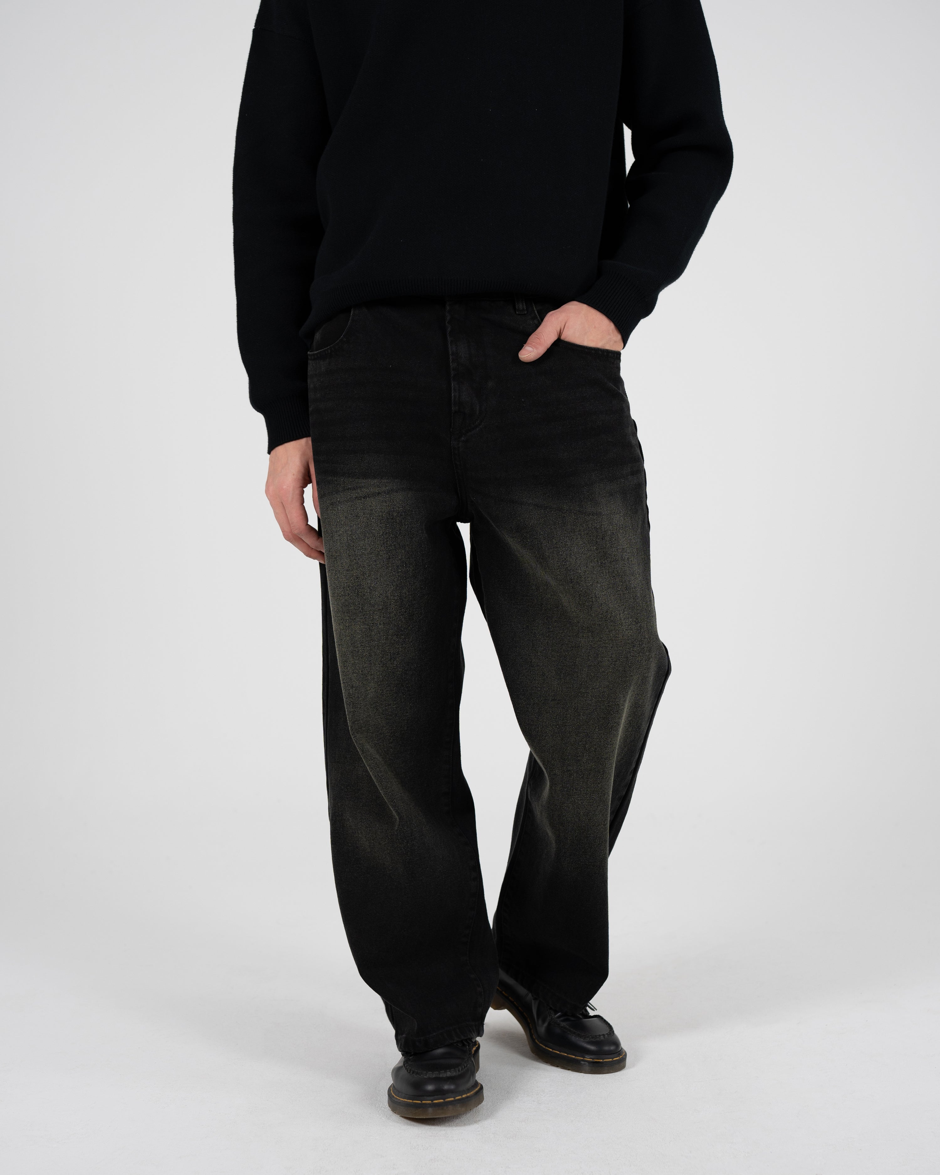 Milano Relaxed Denim Black