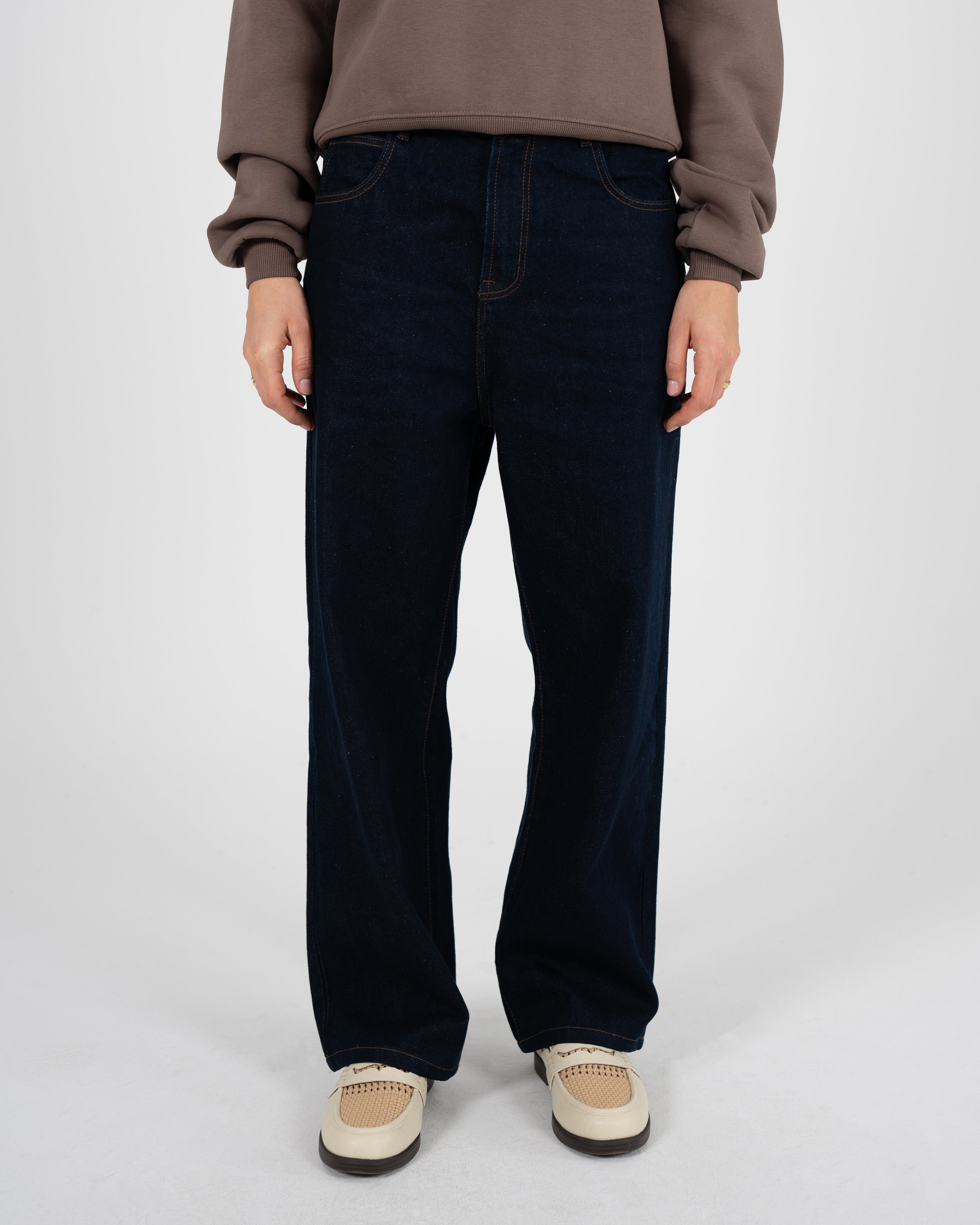 Milano Relaxed Denim Raw Blue