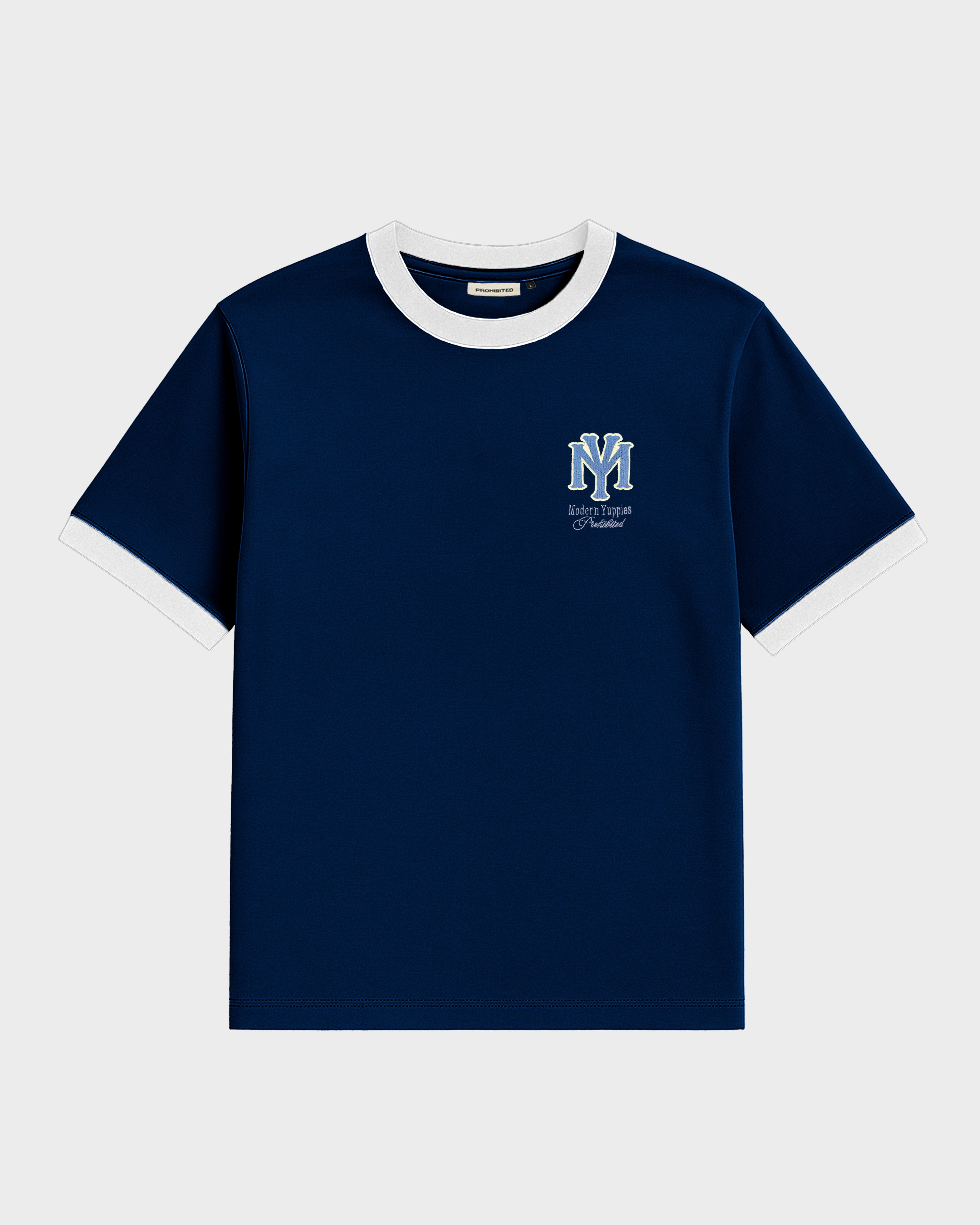 Modern Yuppies Contrast Tee Deep Blue