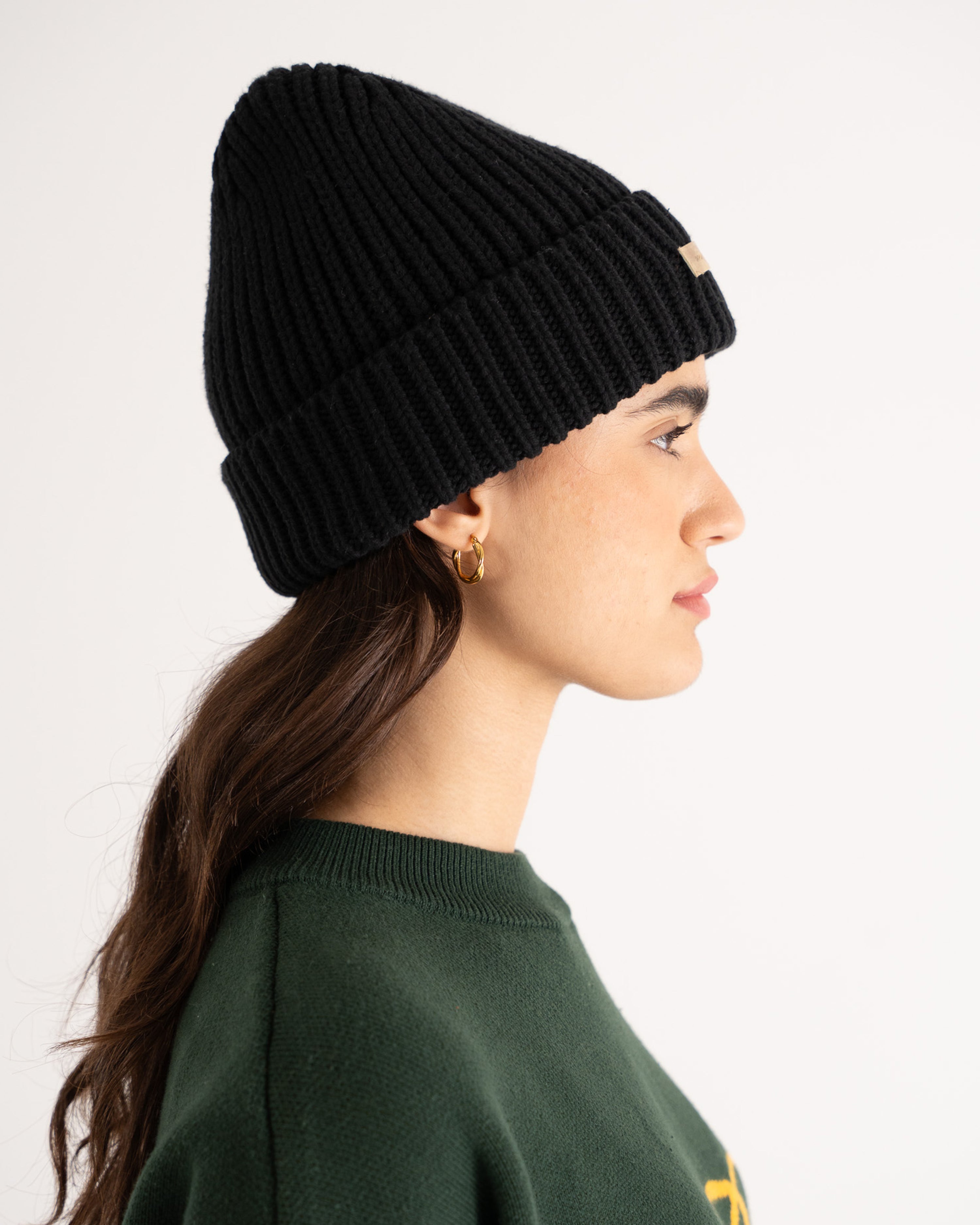 Oak Beanie Black