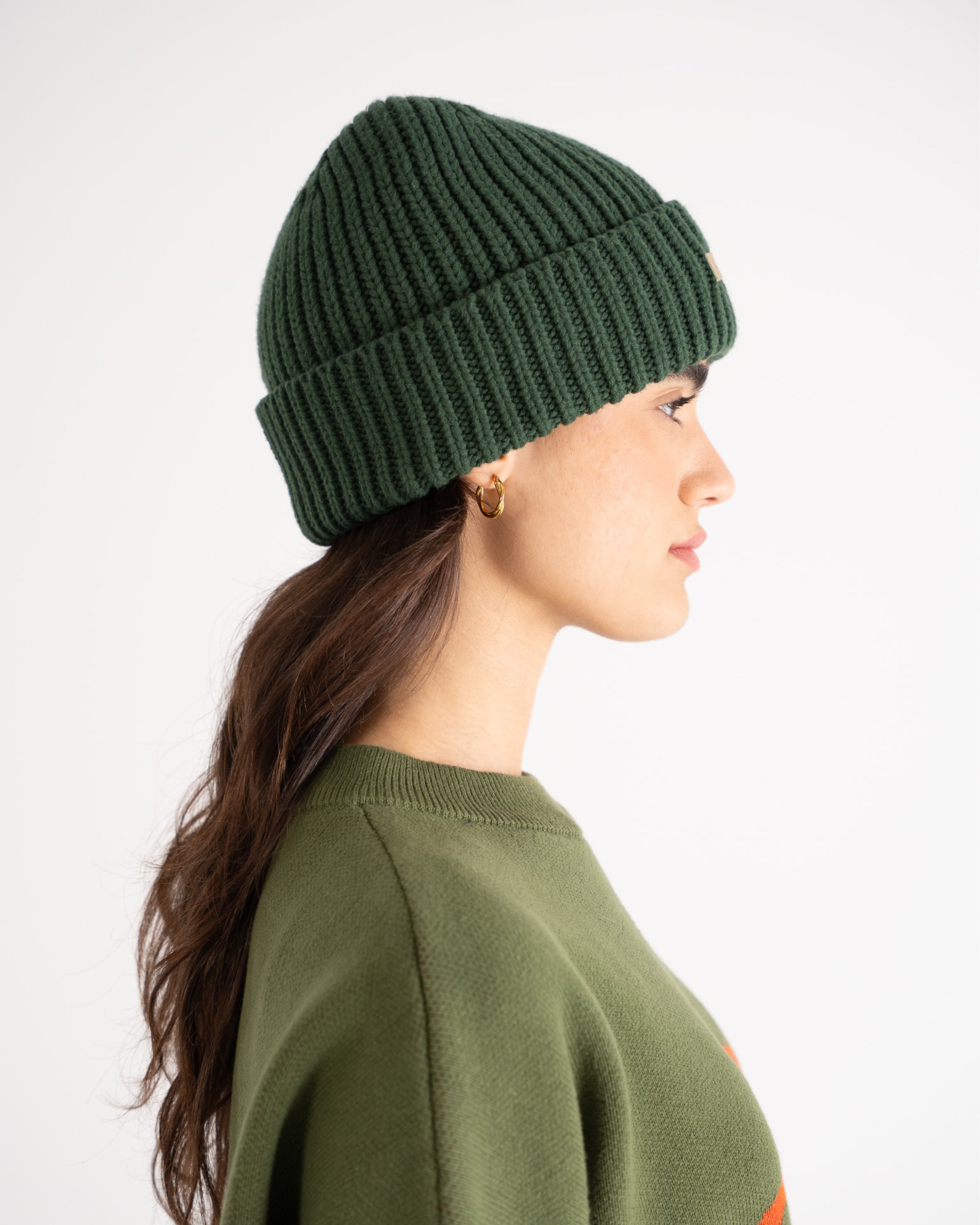 Oak Beanie Green