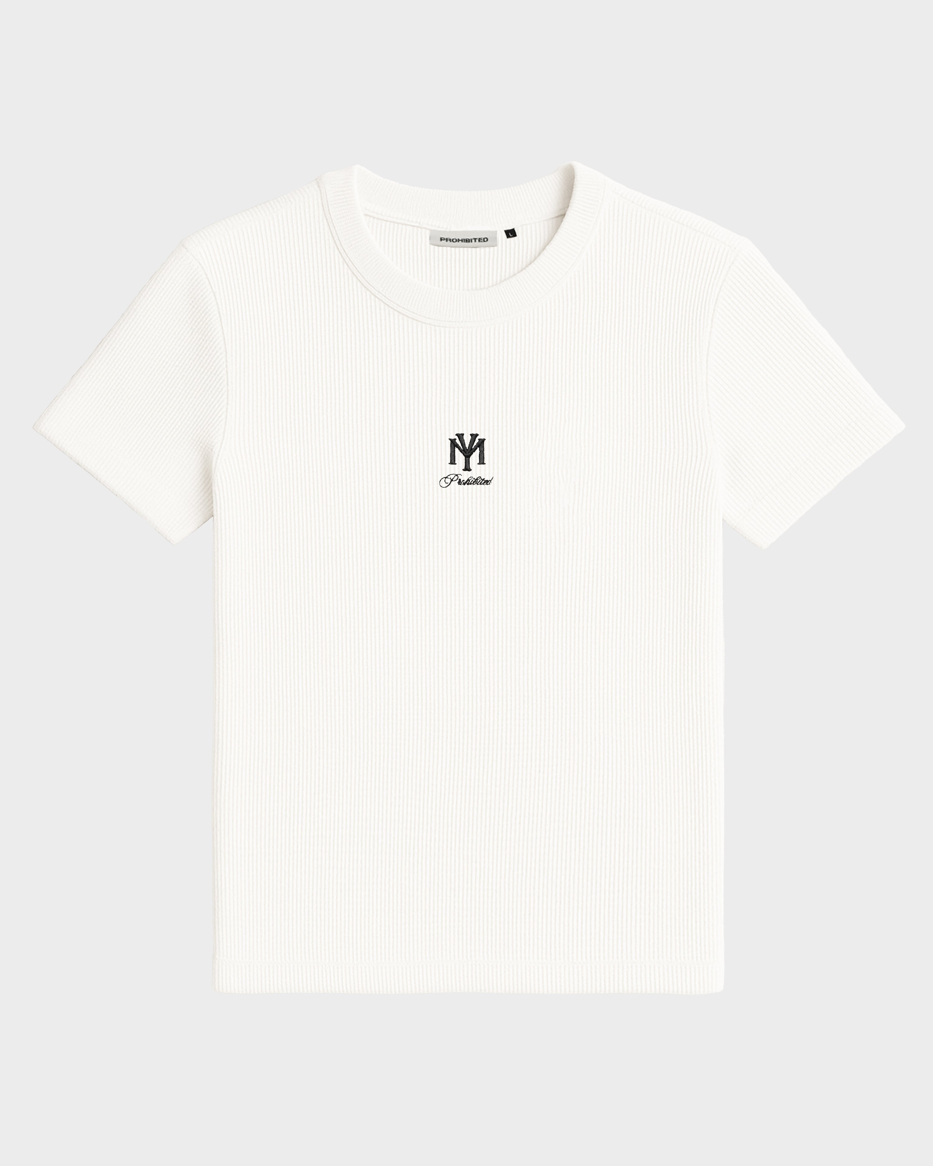 Outline Slim Tee Off White