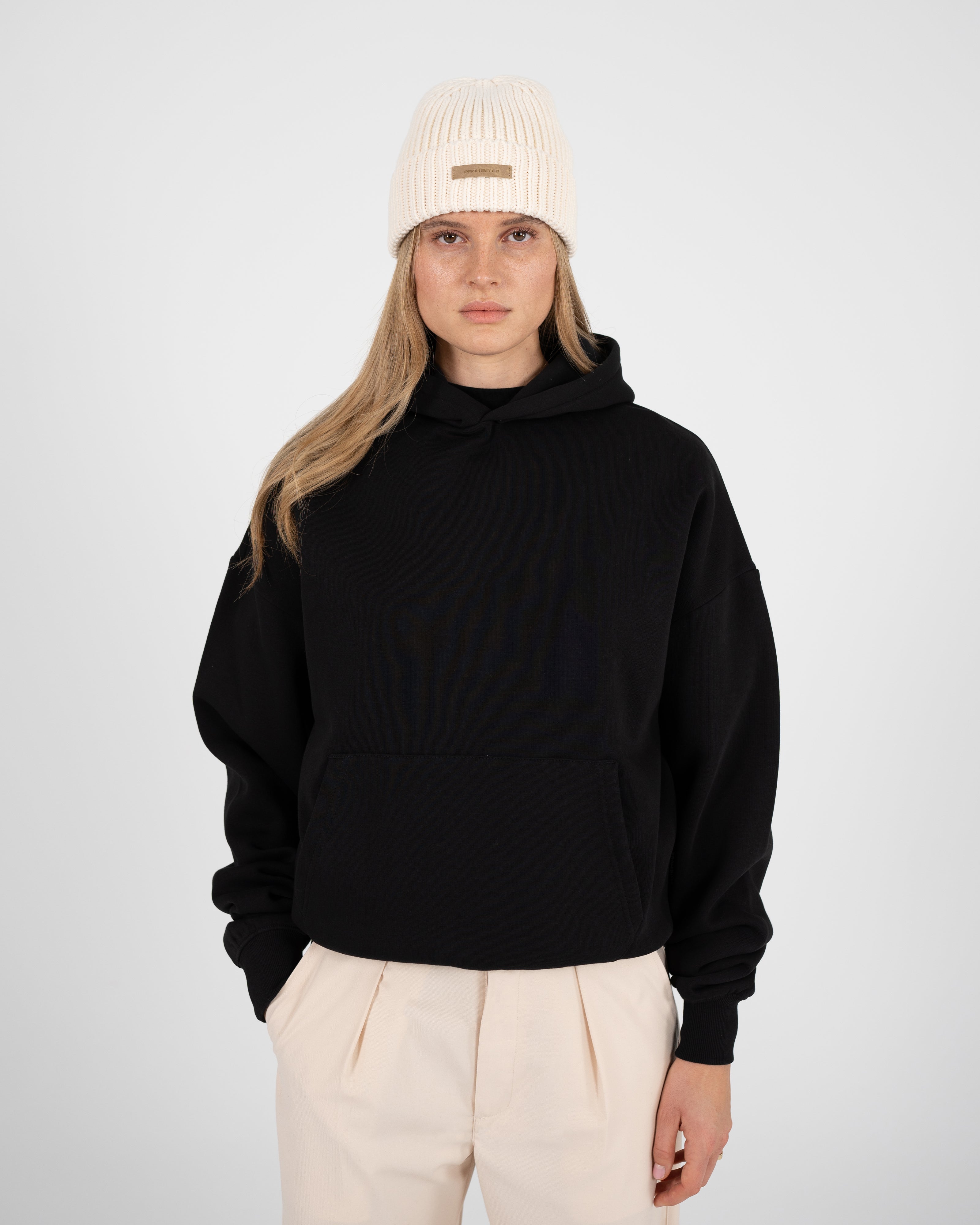 Oversized Hoodie Black – Prohibited