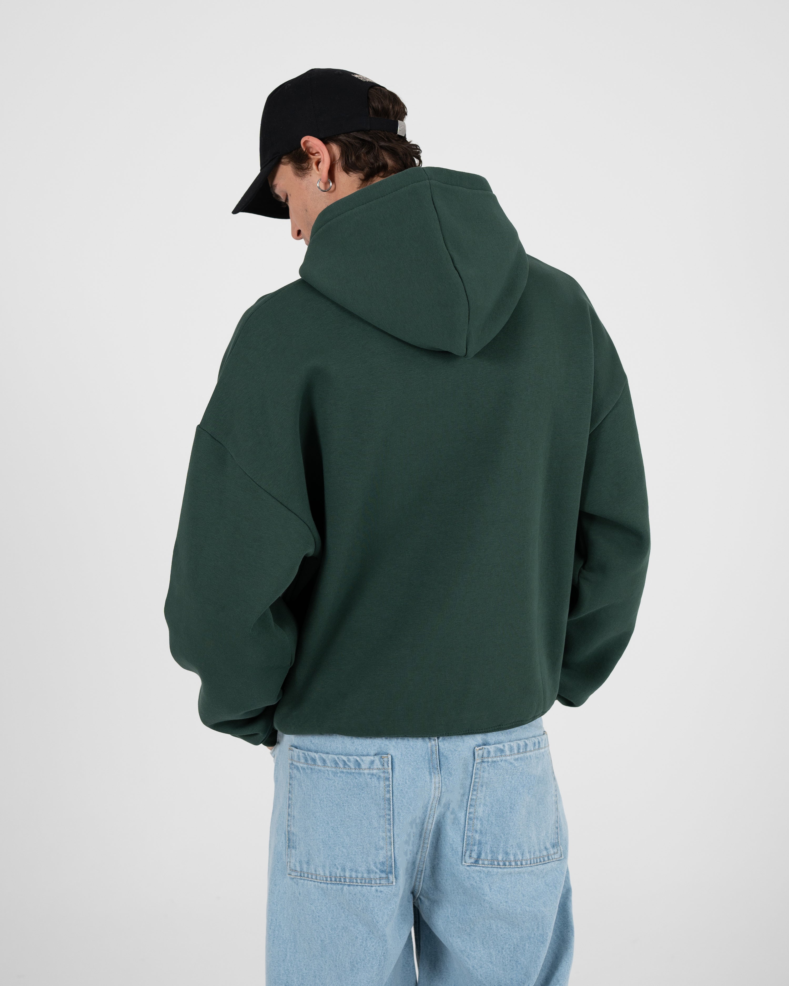 Oversized Hoodie British Racing Green
