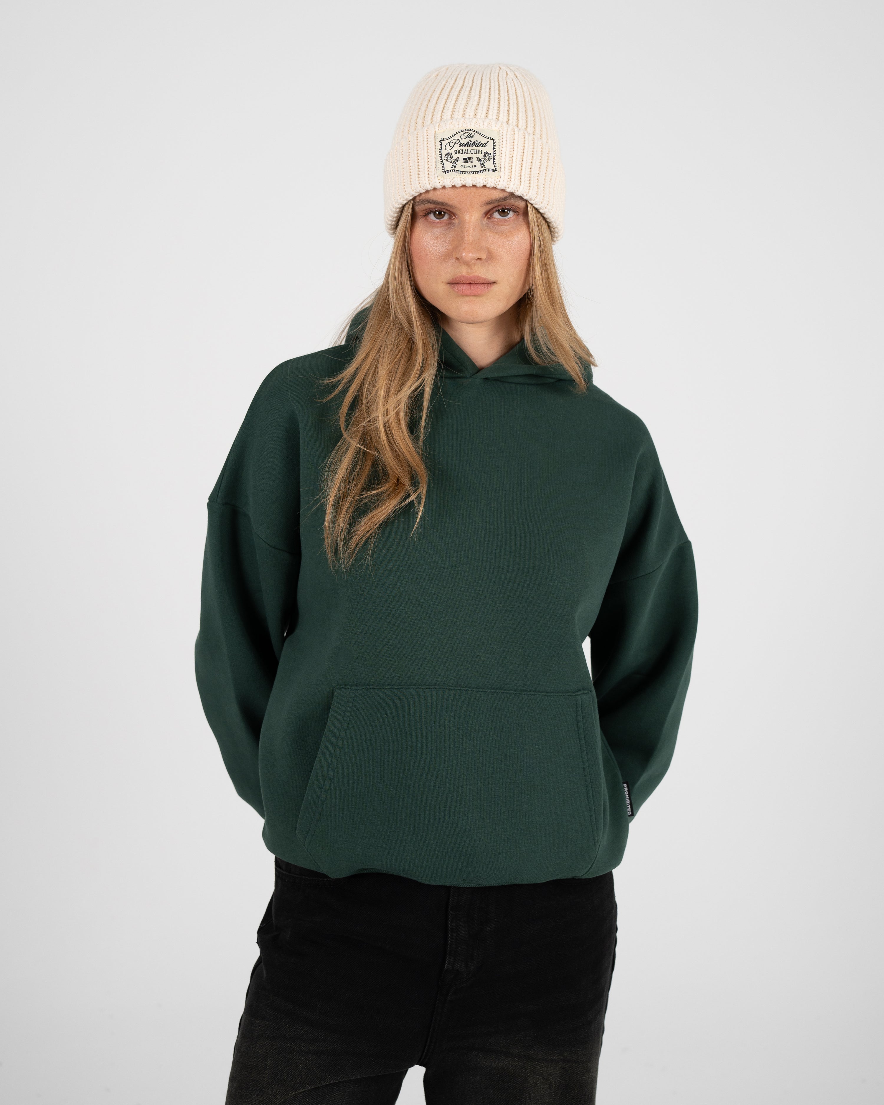 Oversized Hoodie British Racing Green
