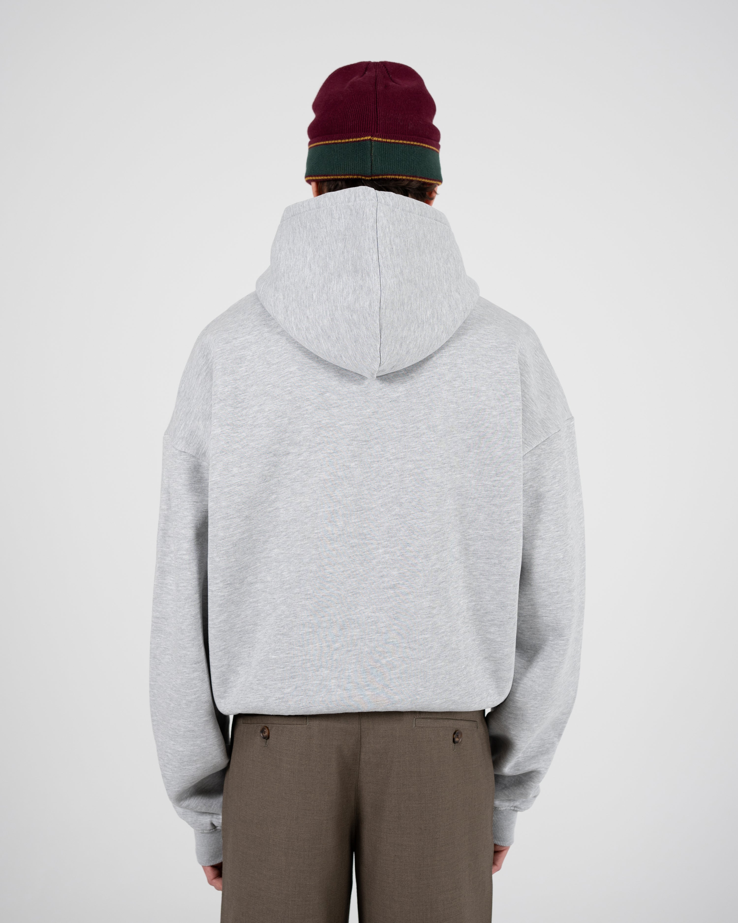 Oversized Hoodie Grey Melange