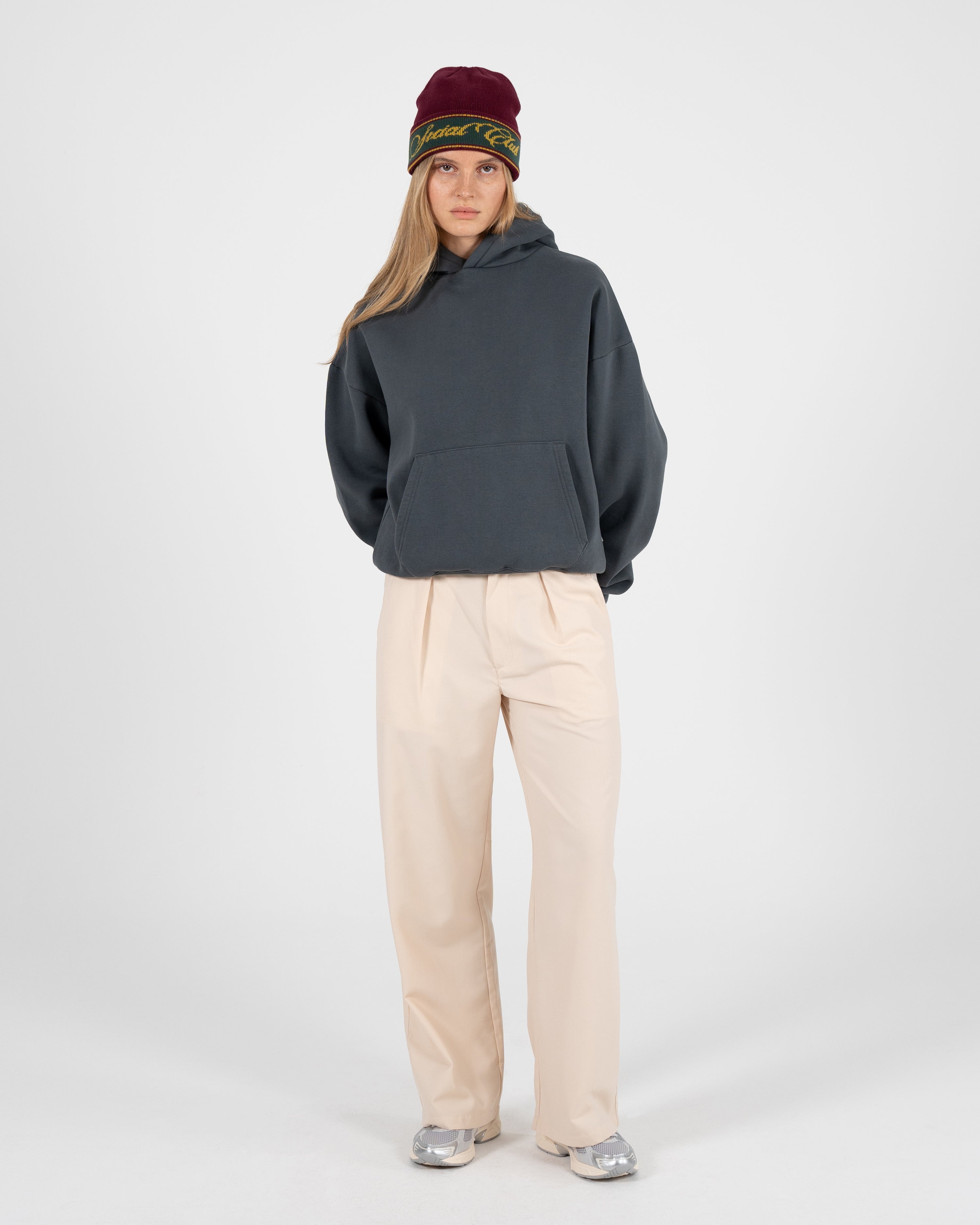 Oversized Hoodie Grey (Stone Washed)