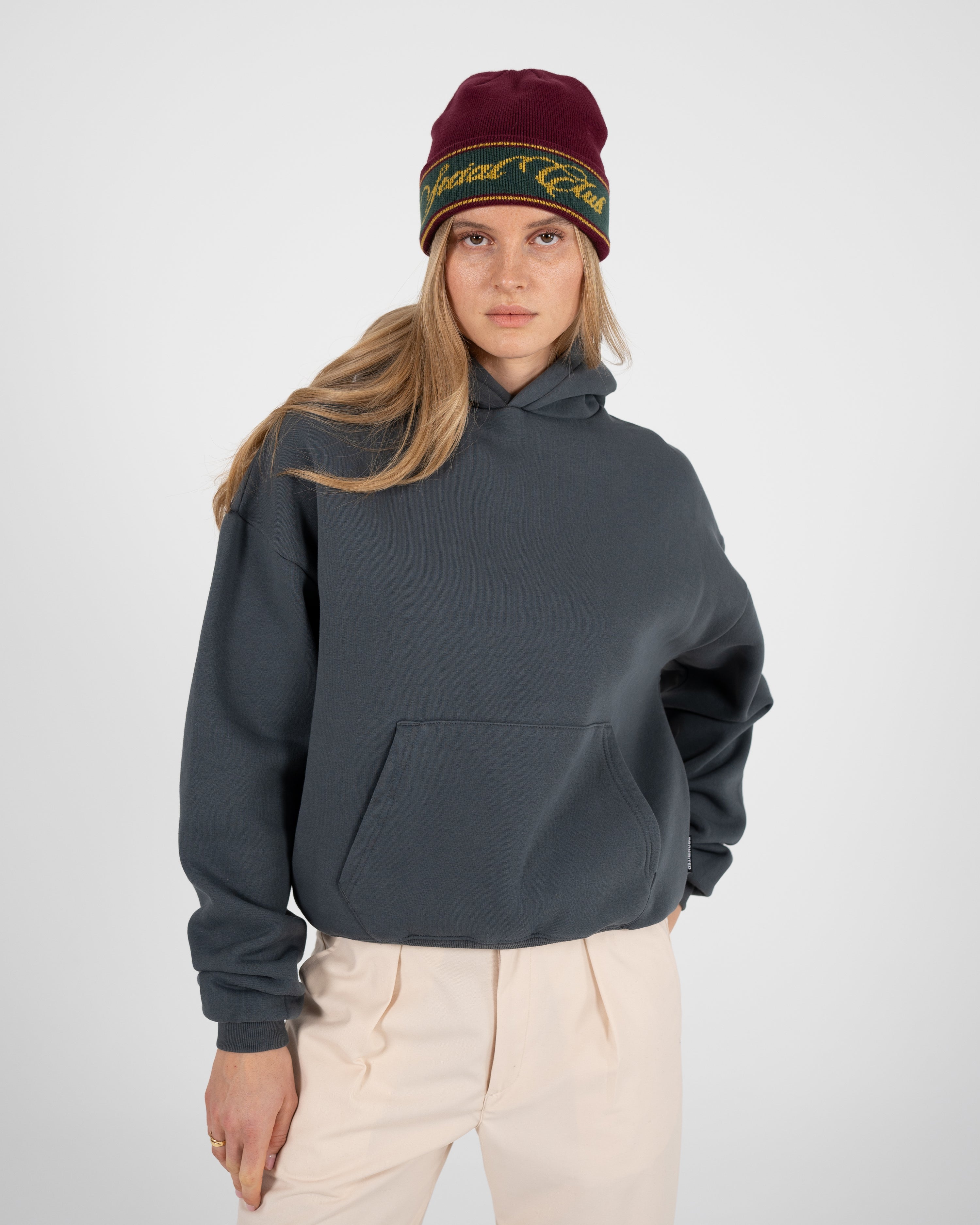 Oversized Hoodie Grey (Stone Washed)