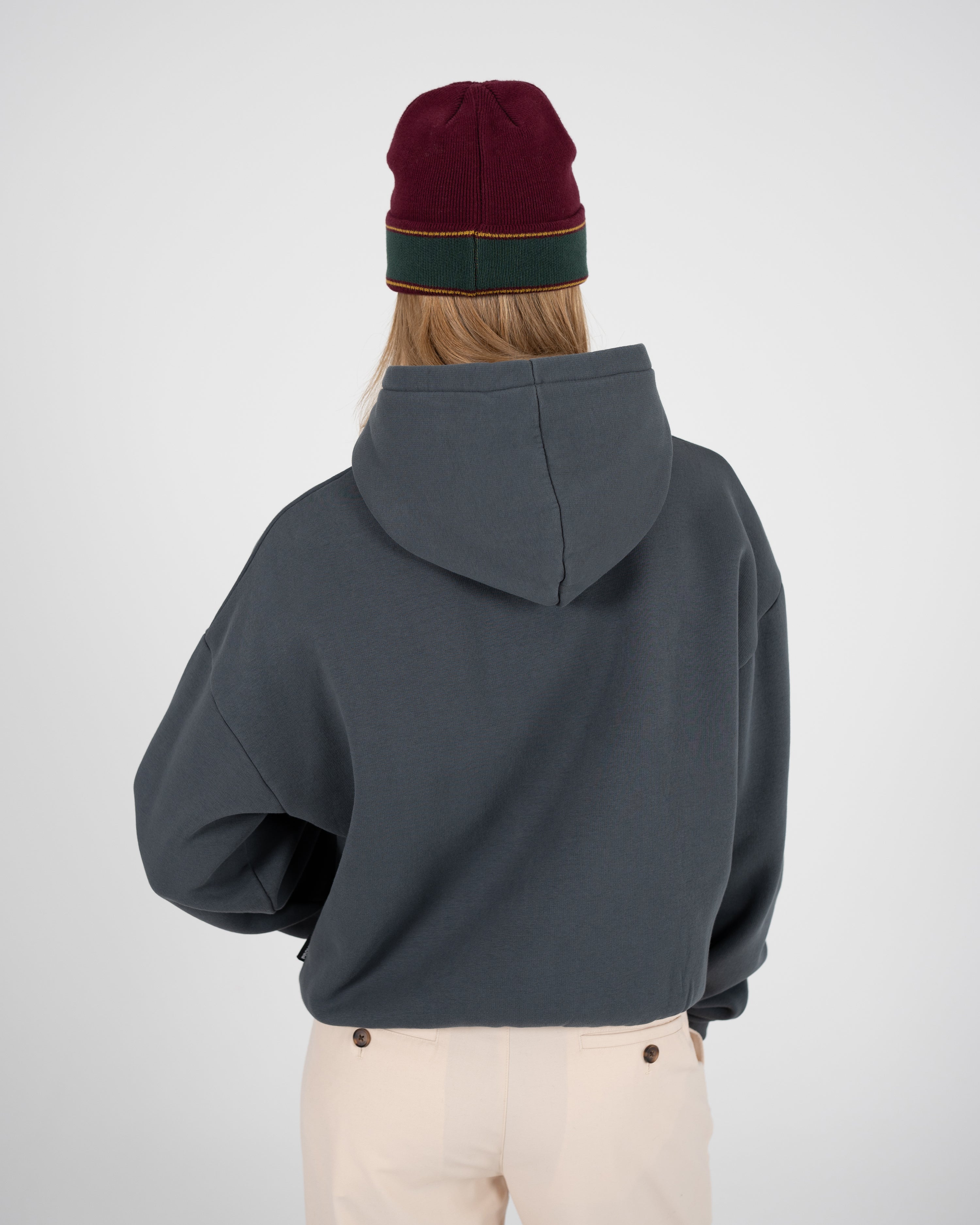 Oversized Hoodie Grey (Stone Washed)