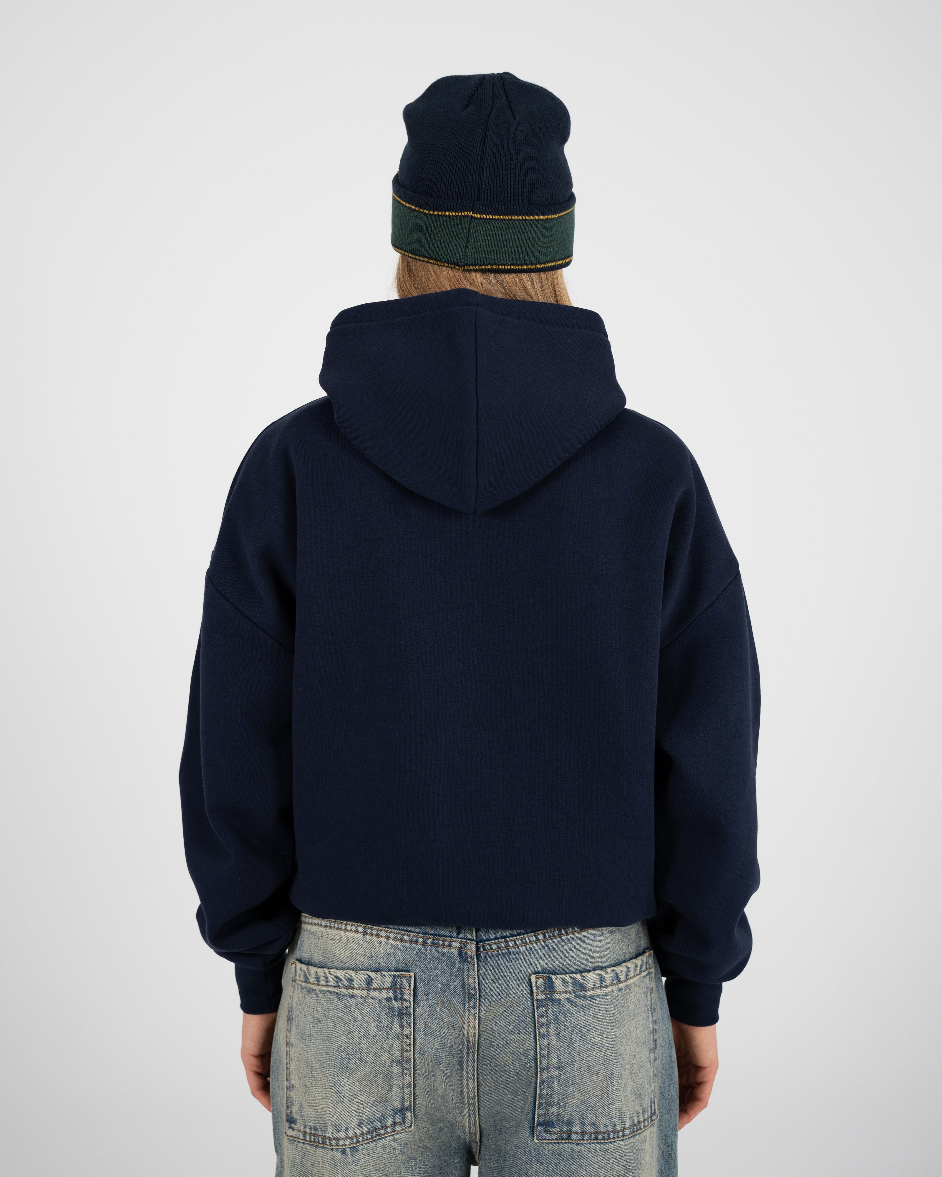 Oversized Hoodie Navy – Prohibited