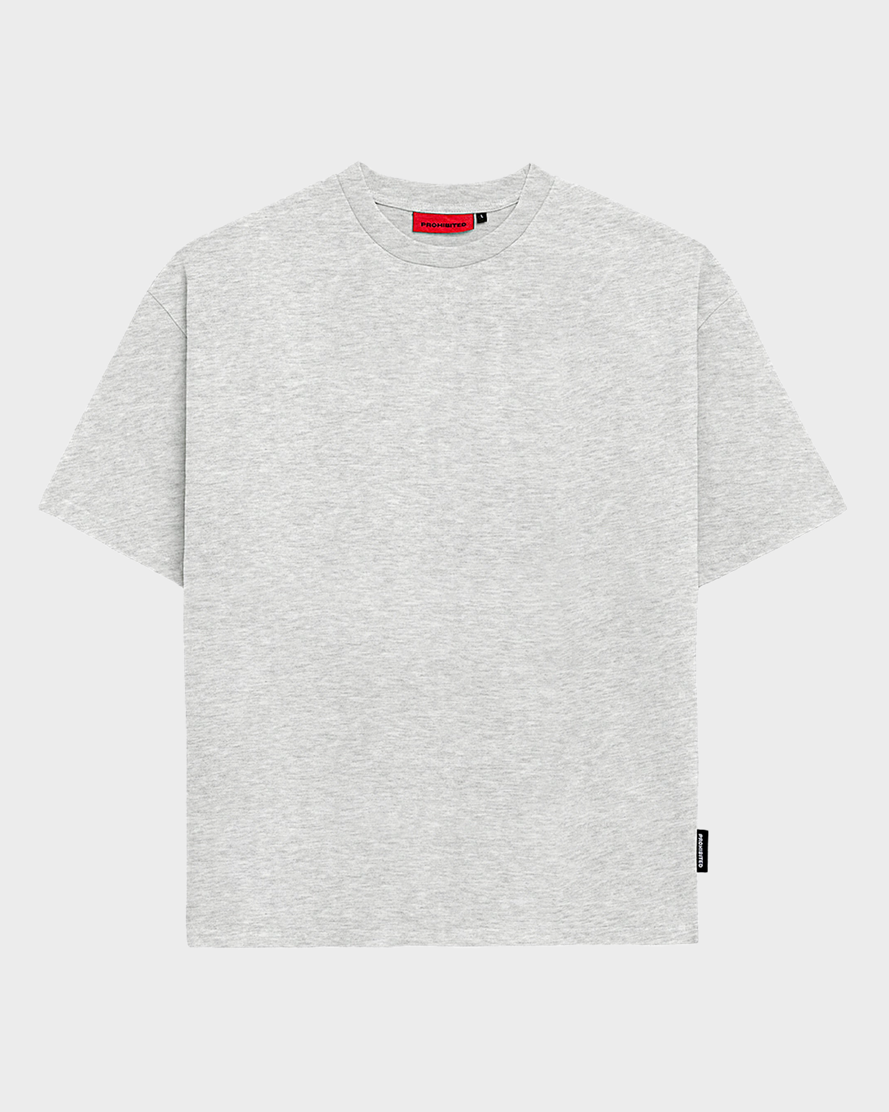 Oversized Tee Grey Melange