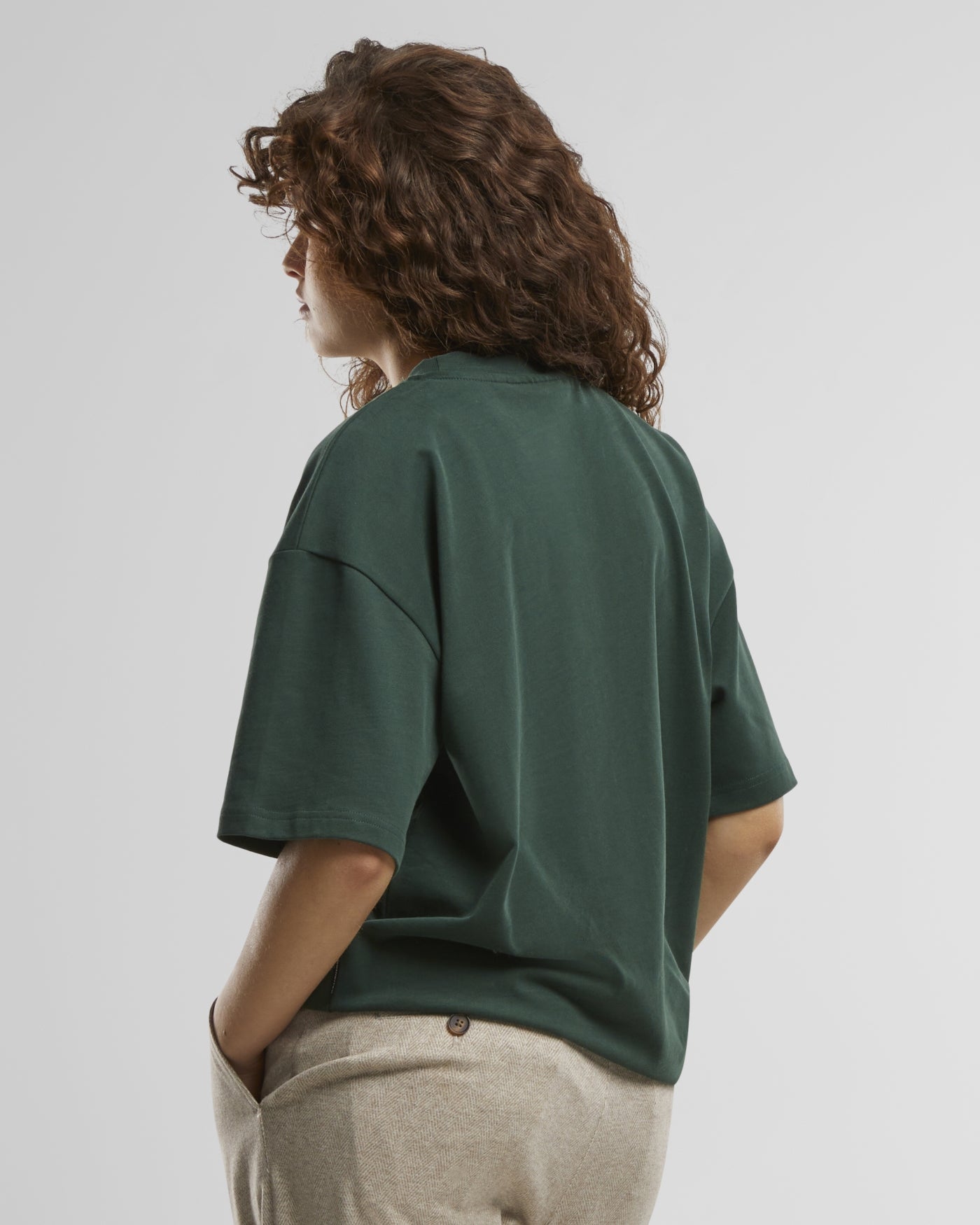 Oversized Tee | British Racing Green