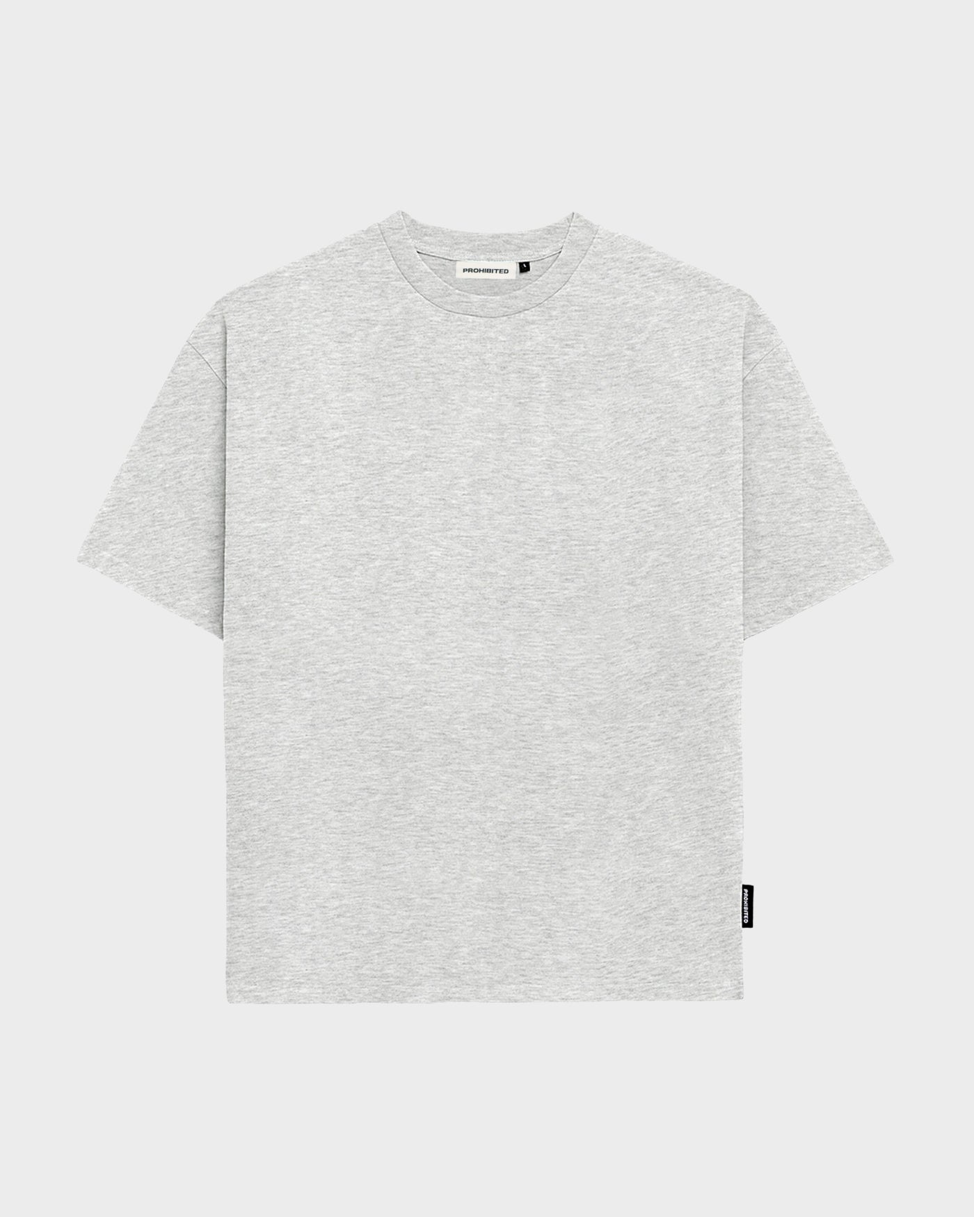 Oversized Tee | Grey Melange