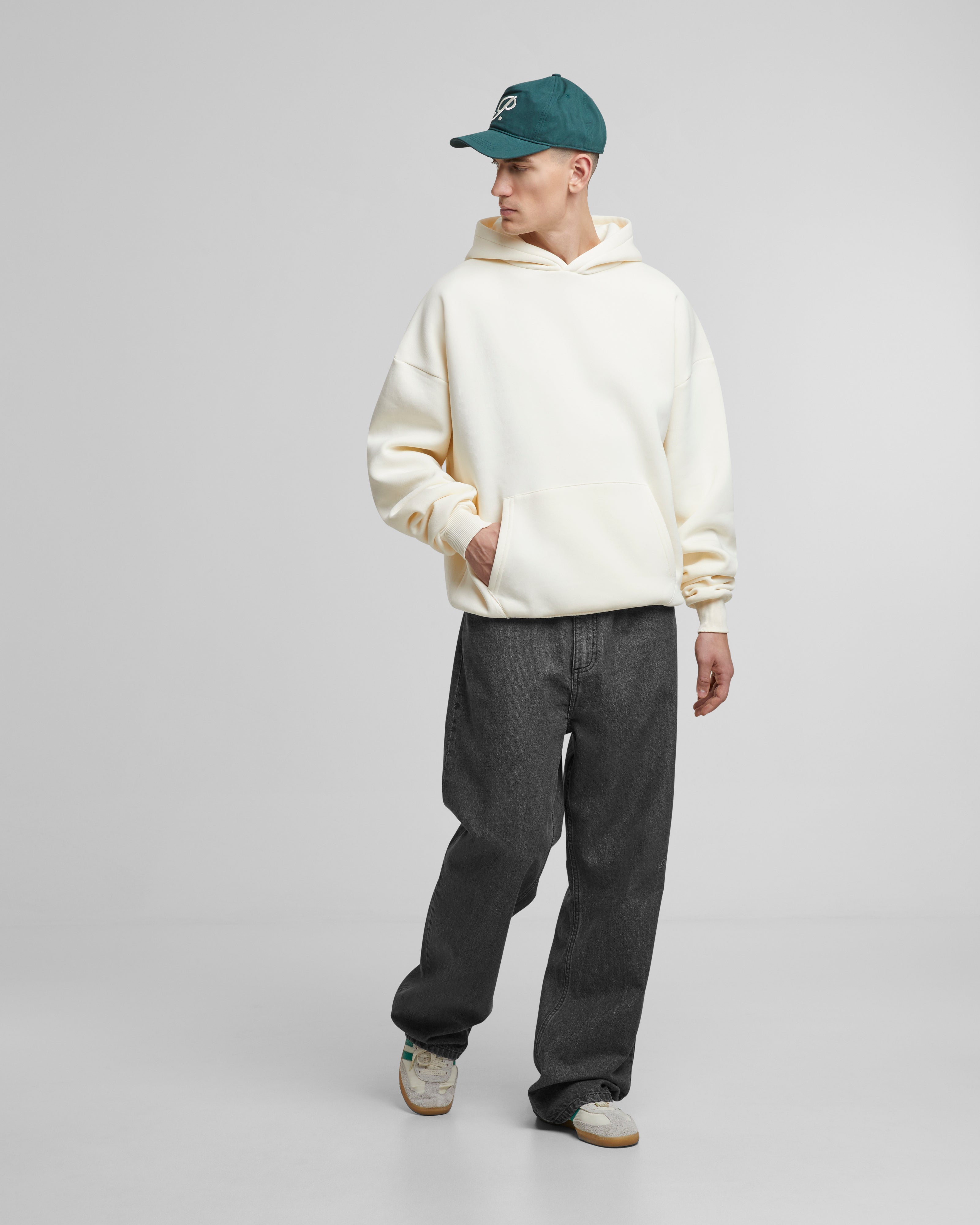 Oversized Hoodie Cream – Prohibited