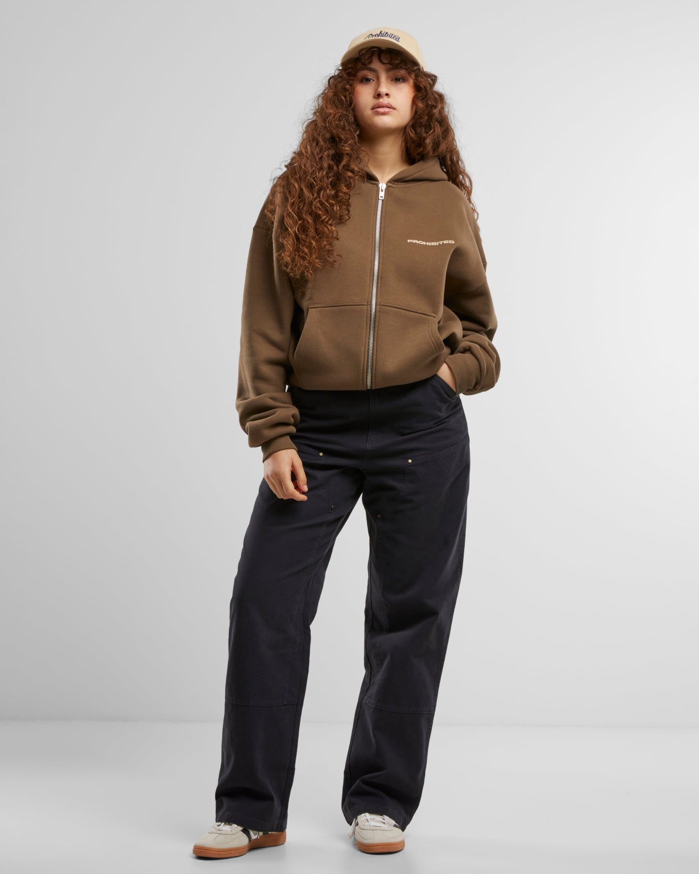 10119 Zip-Hoodie | Mokka