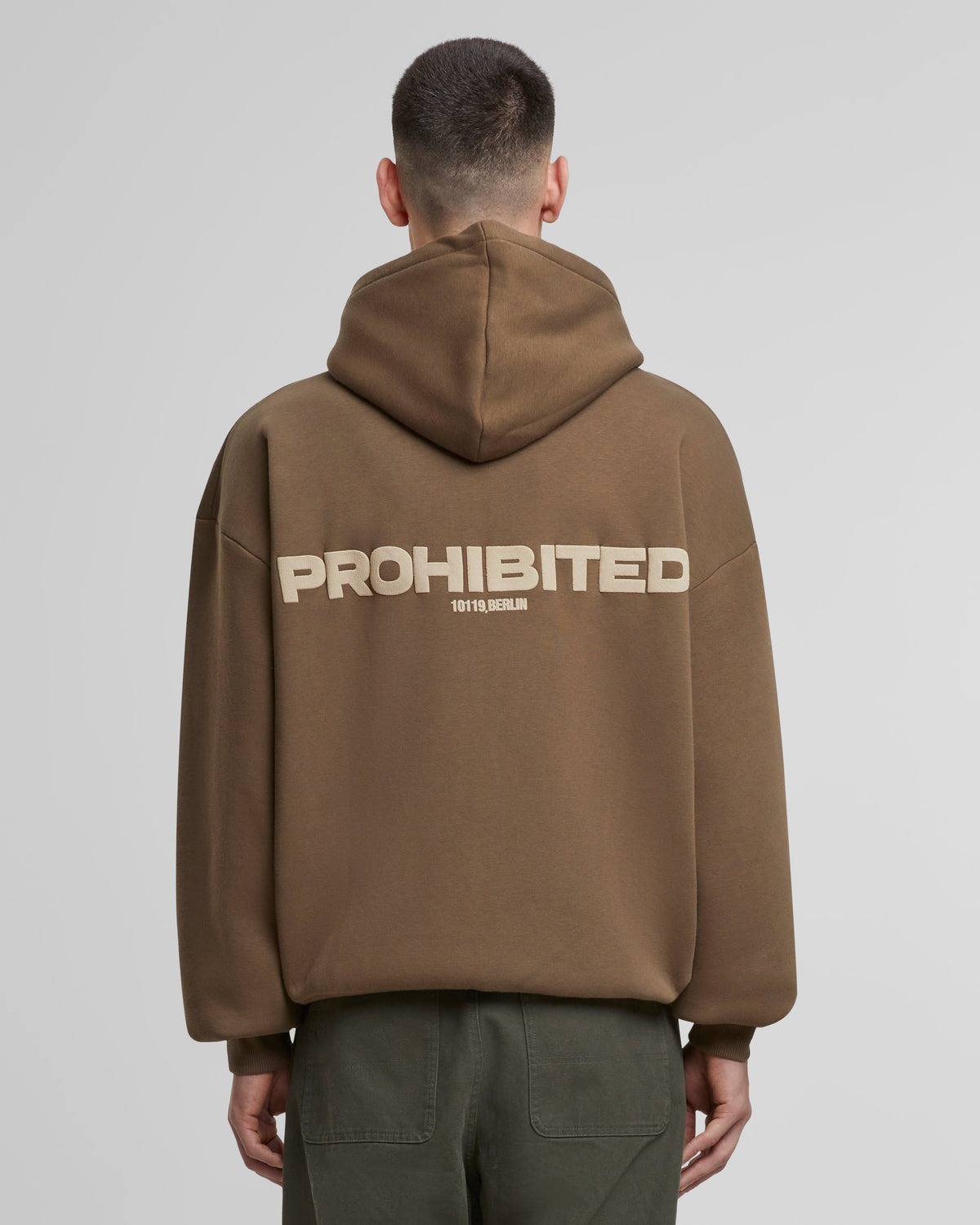 10119 Zip-Hoodie | Mokka