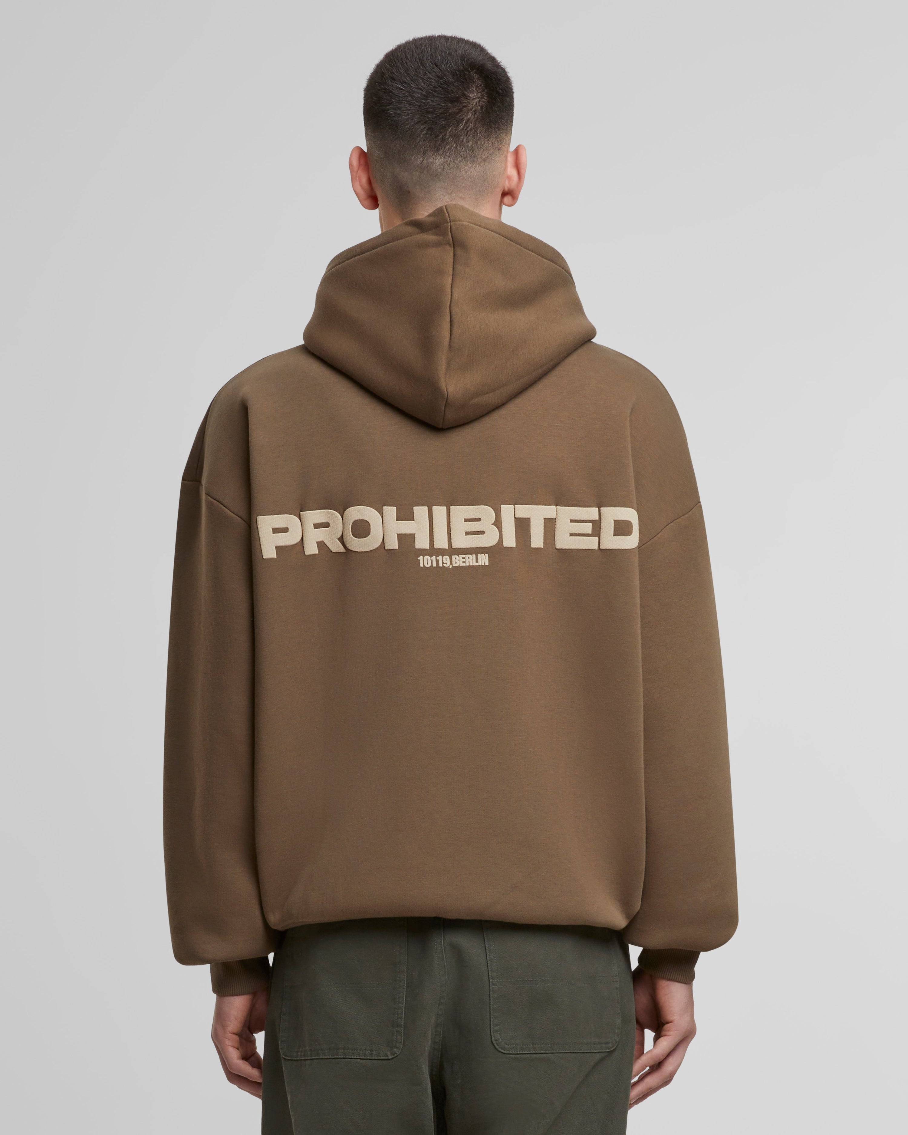 10119 Zip-Hoodie | Mokka