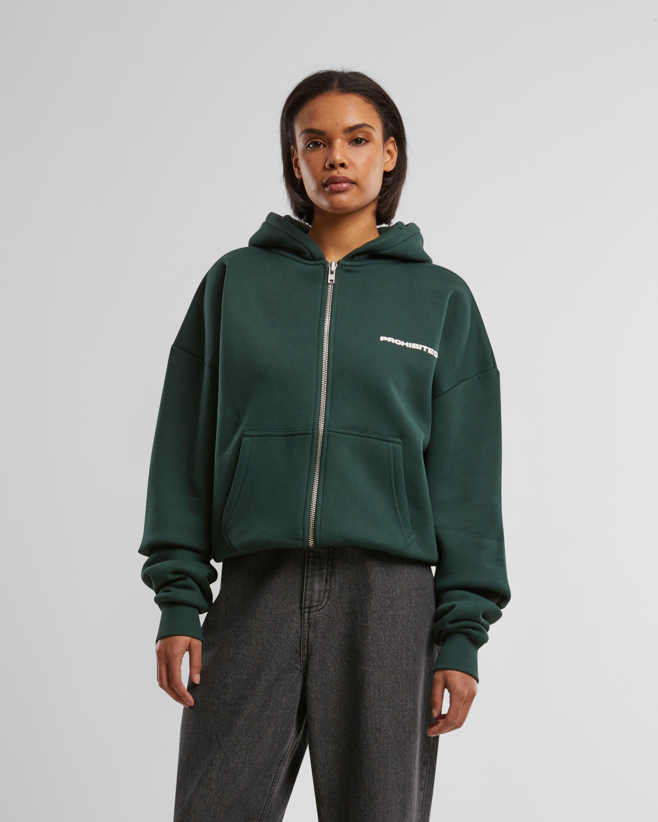 10119 Zip-Hoodie | British Racing Green