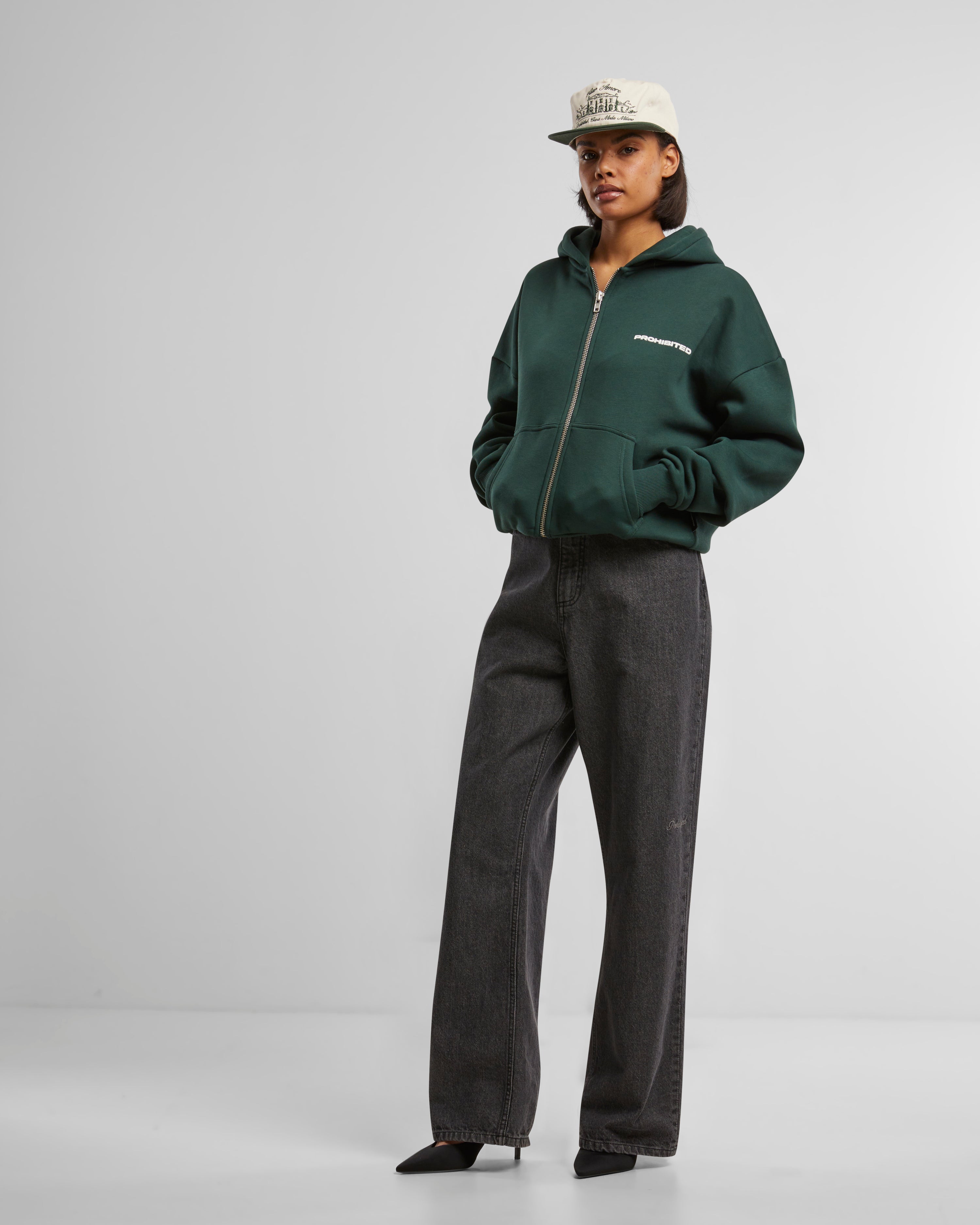 10119 Zip-Hoodie British Racing Green