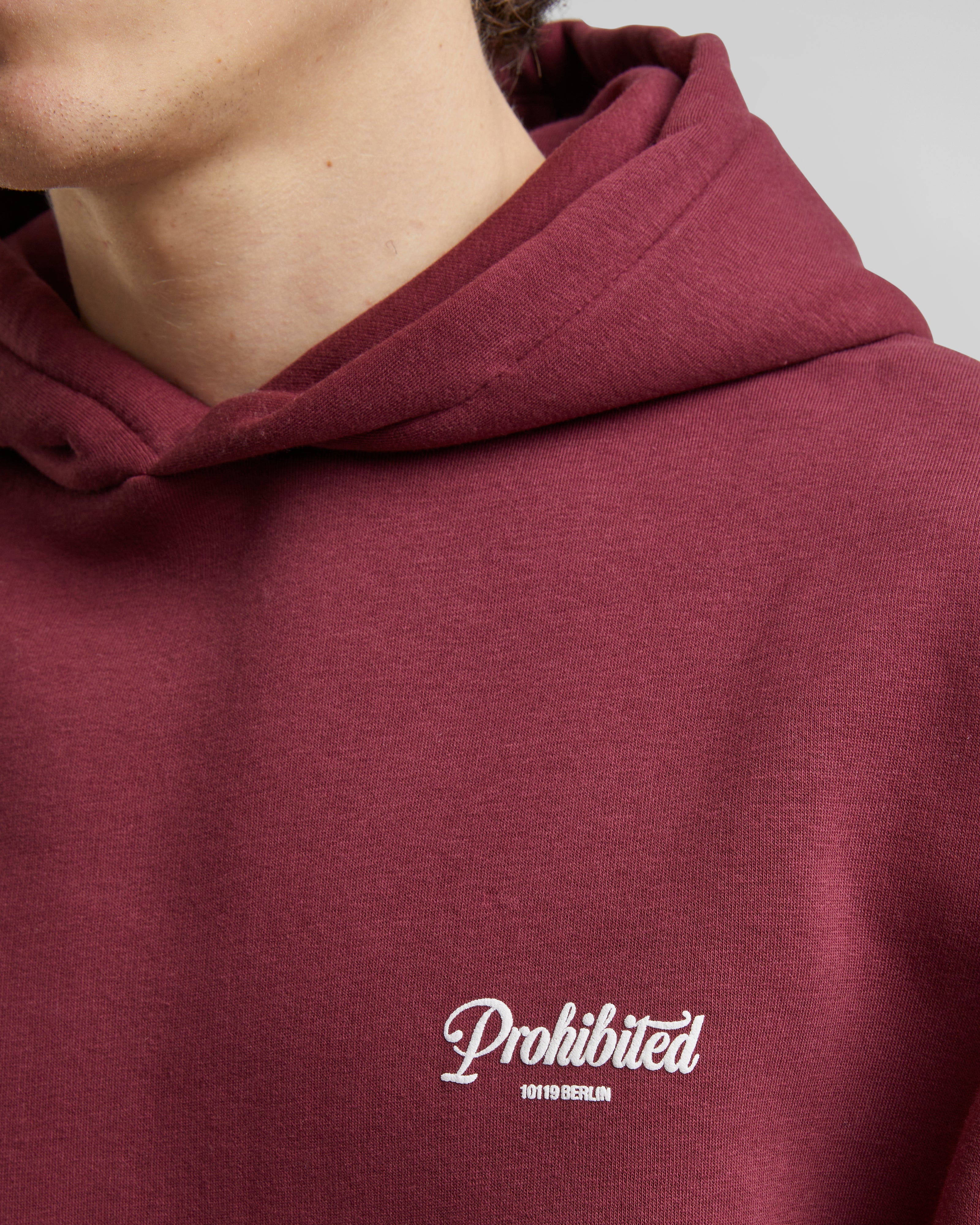 10119 Hoodie 2.0 Bordeaux – Prohibited