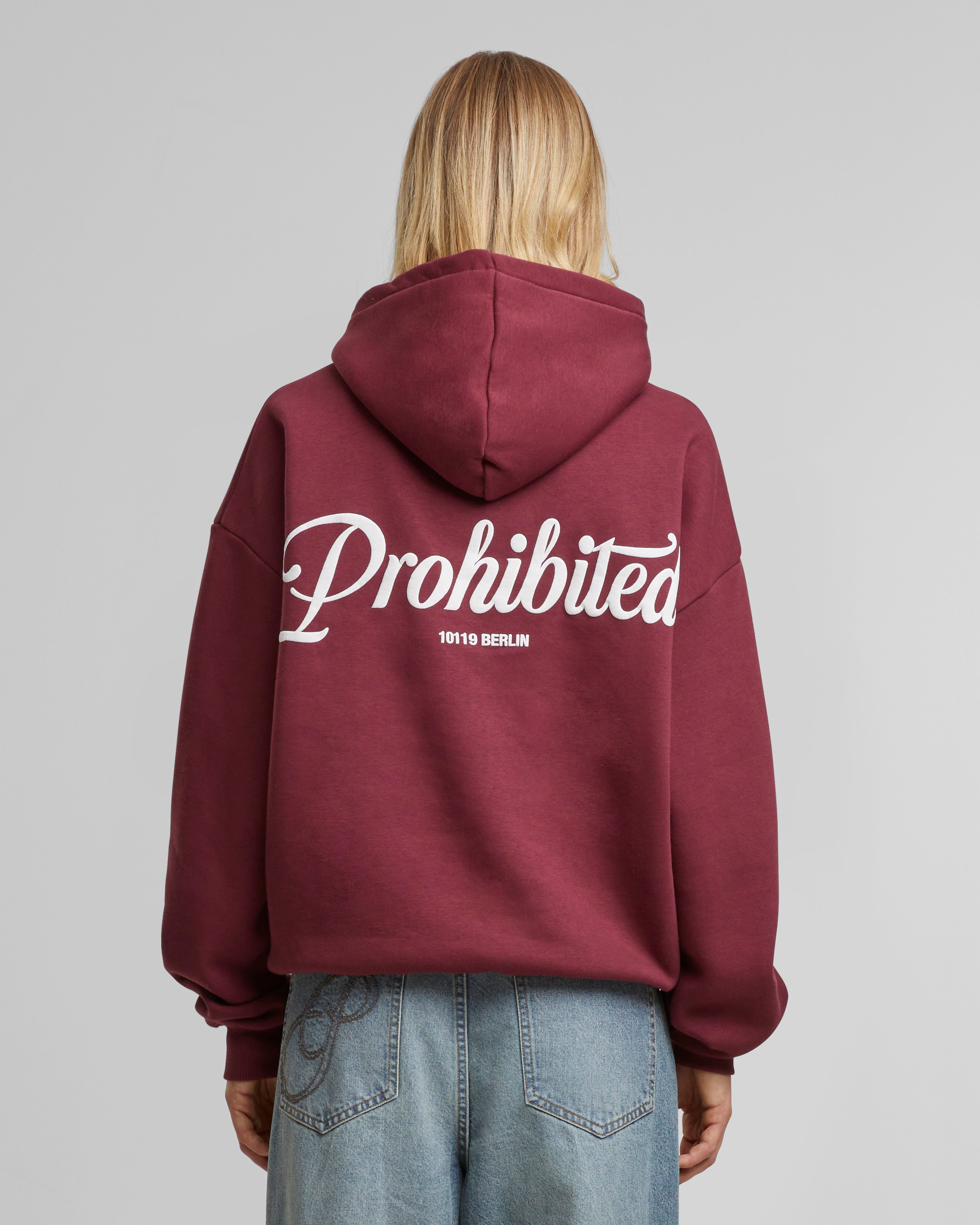 10119 Hoodie 2.0 Bordeaux – Prohibited