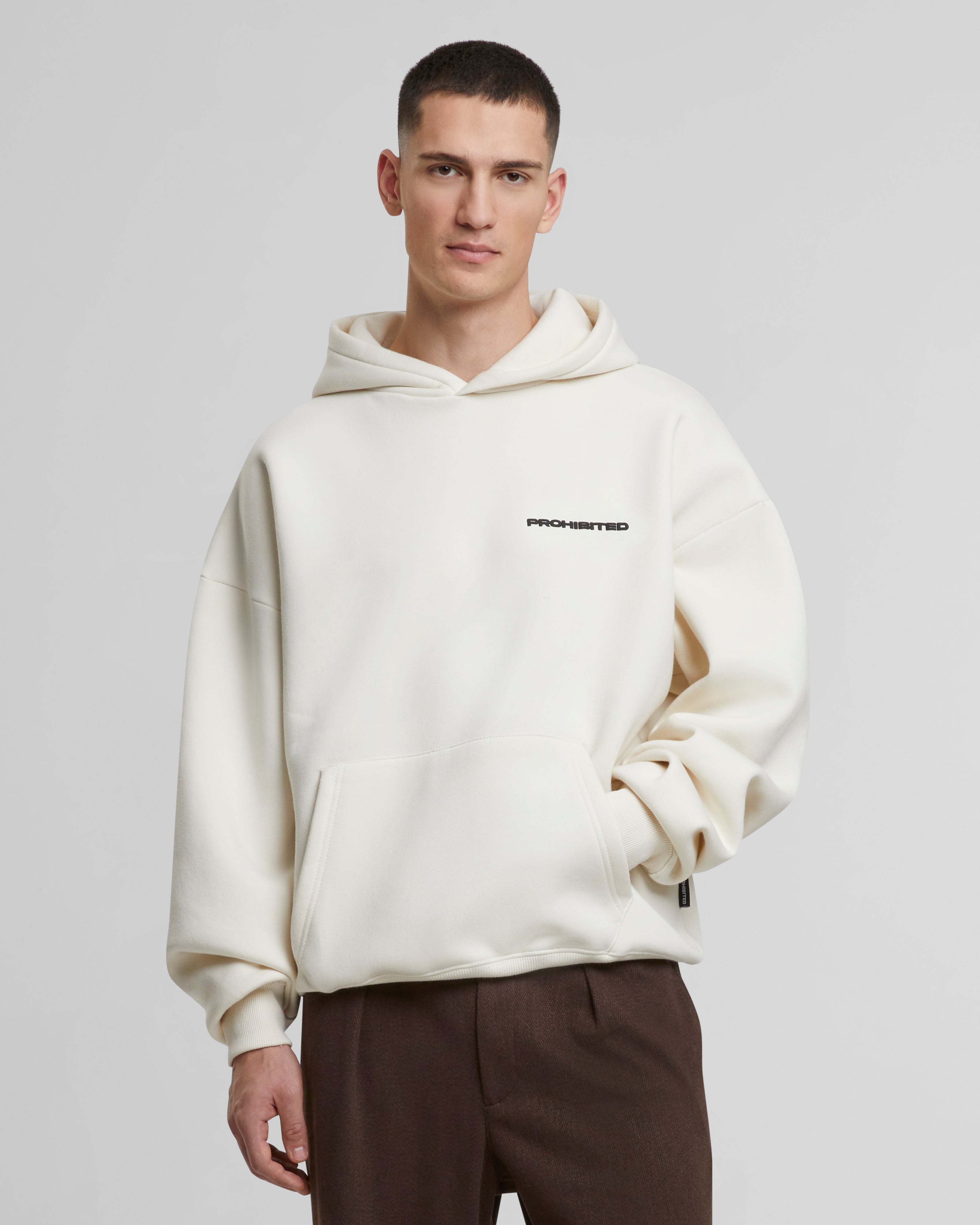 10119 Hoodie Cream – Prohibited