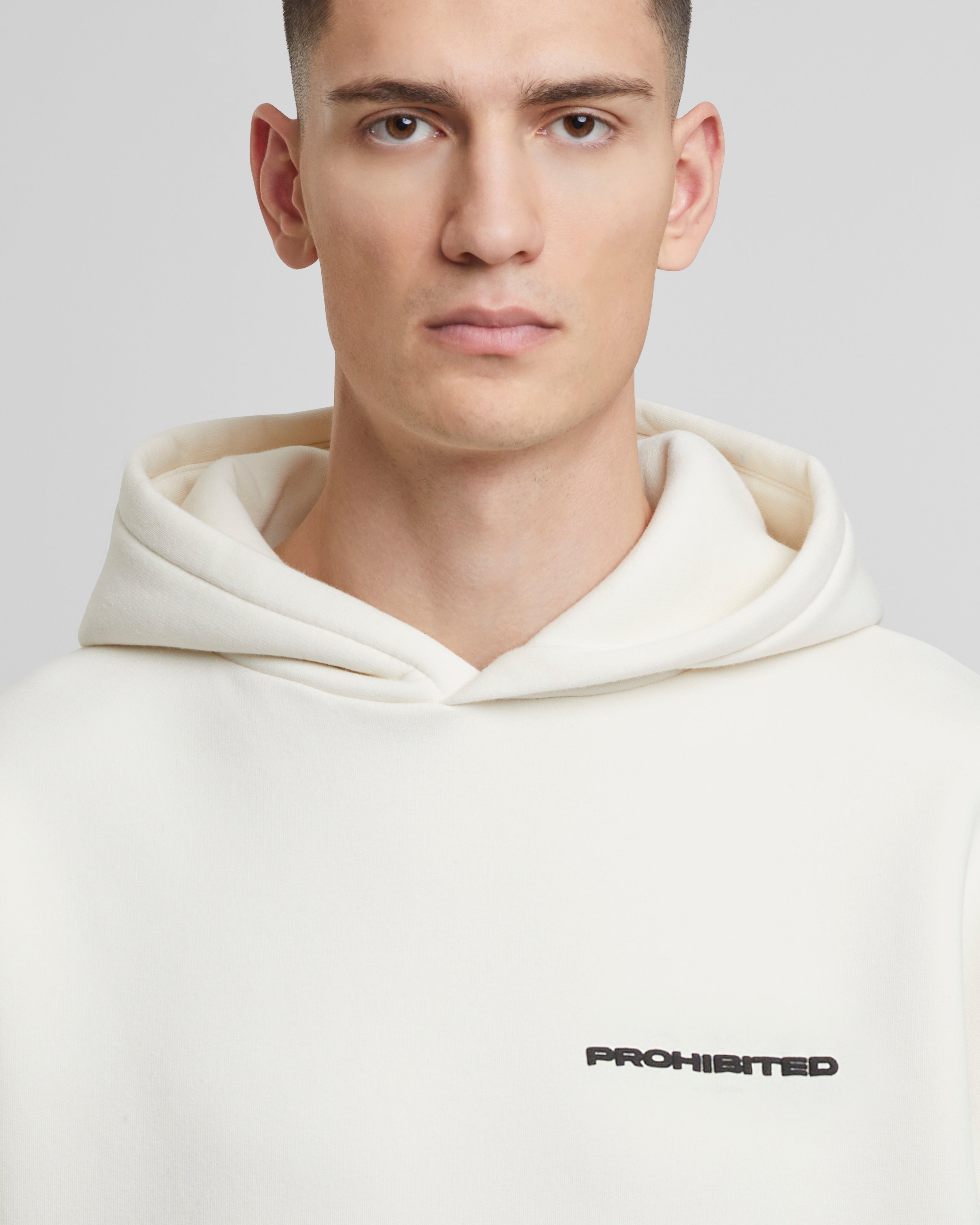 10119 Hoodie Cream – Prohibited