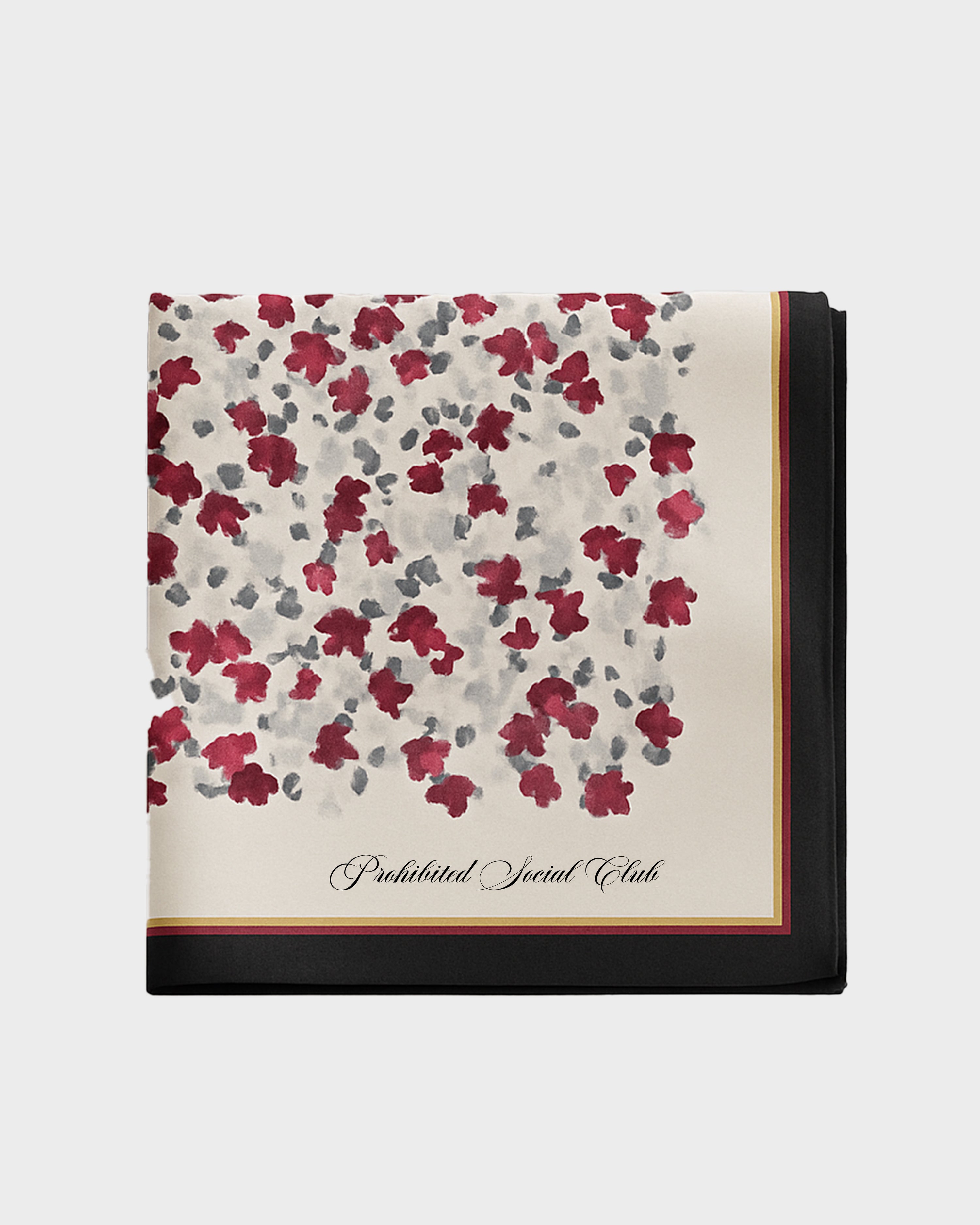 PB Flower Scarf Grey