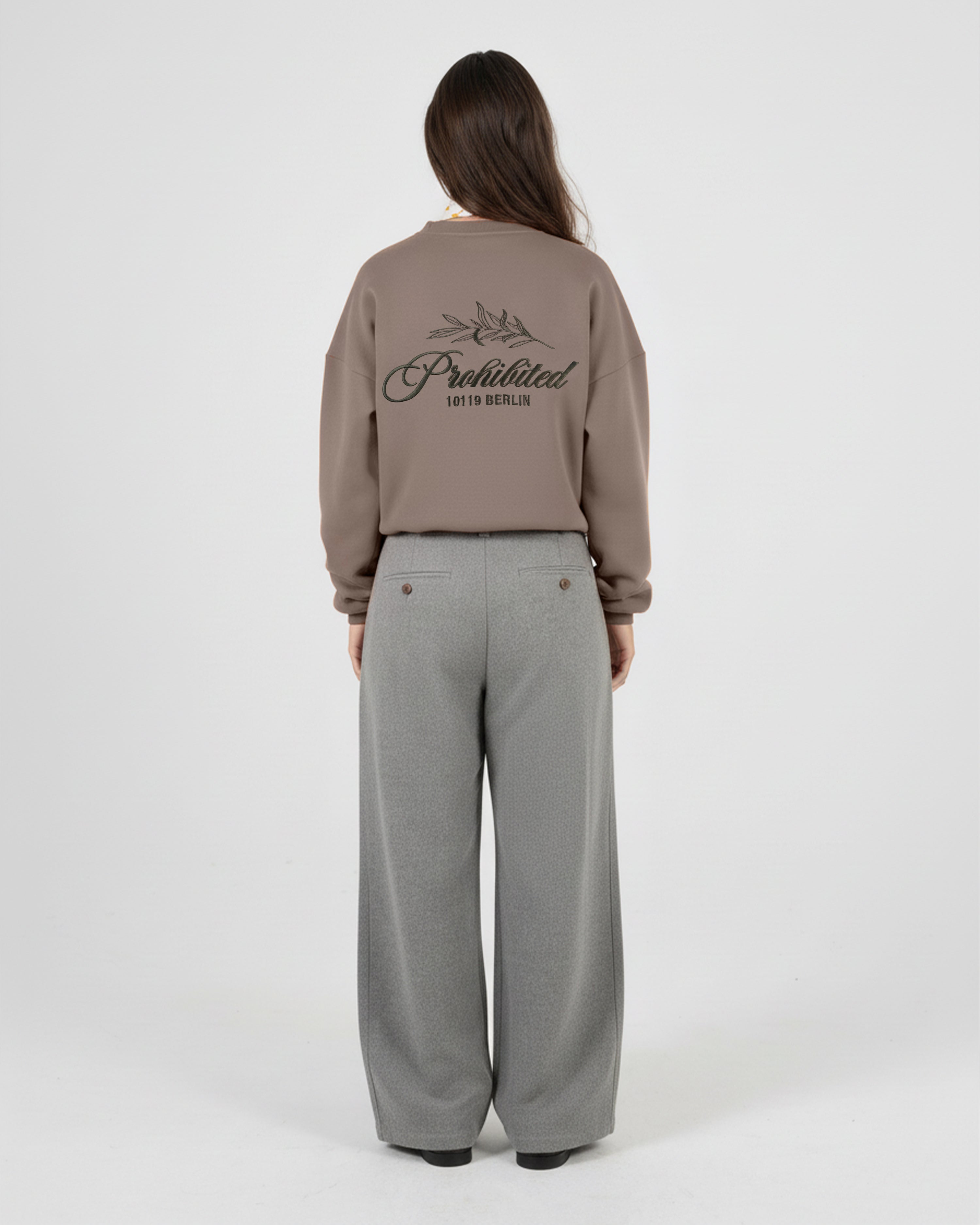 PB Leaf Crew Neck Clay