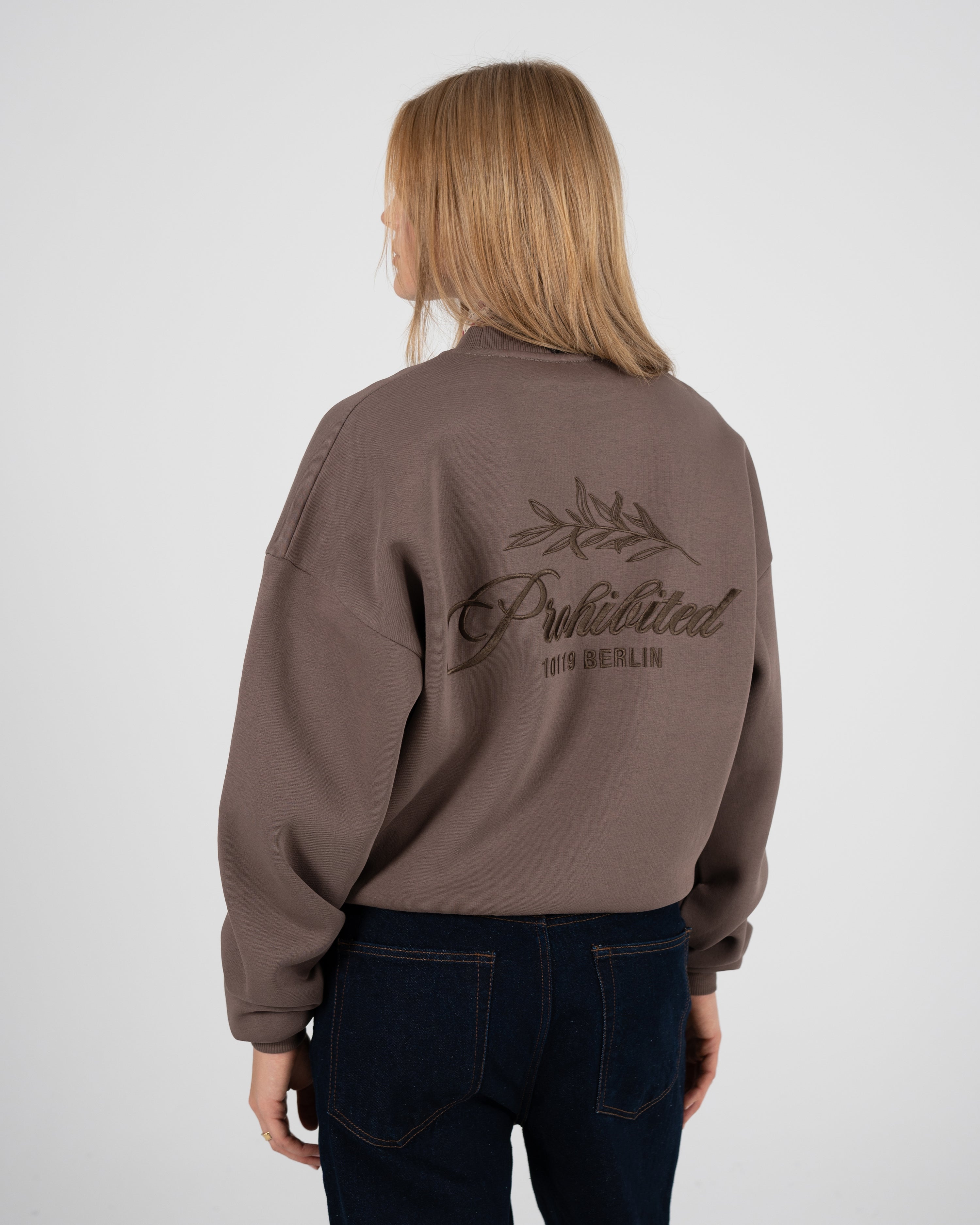 PB Leaf Crew Neck Clay