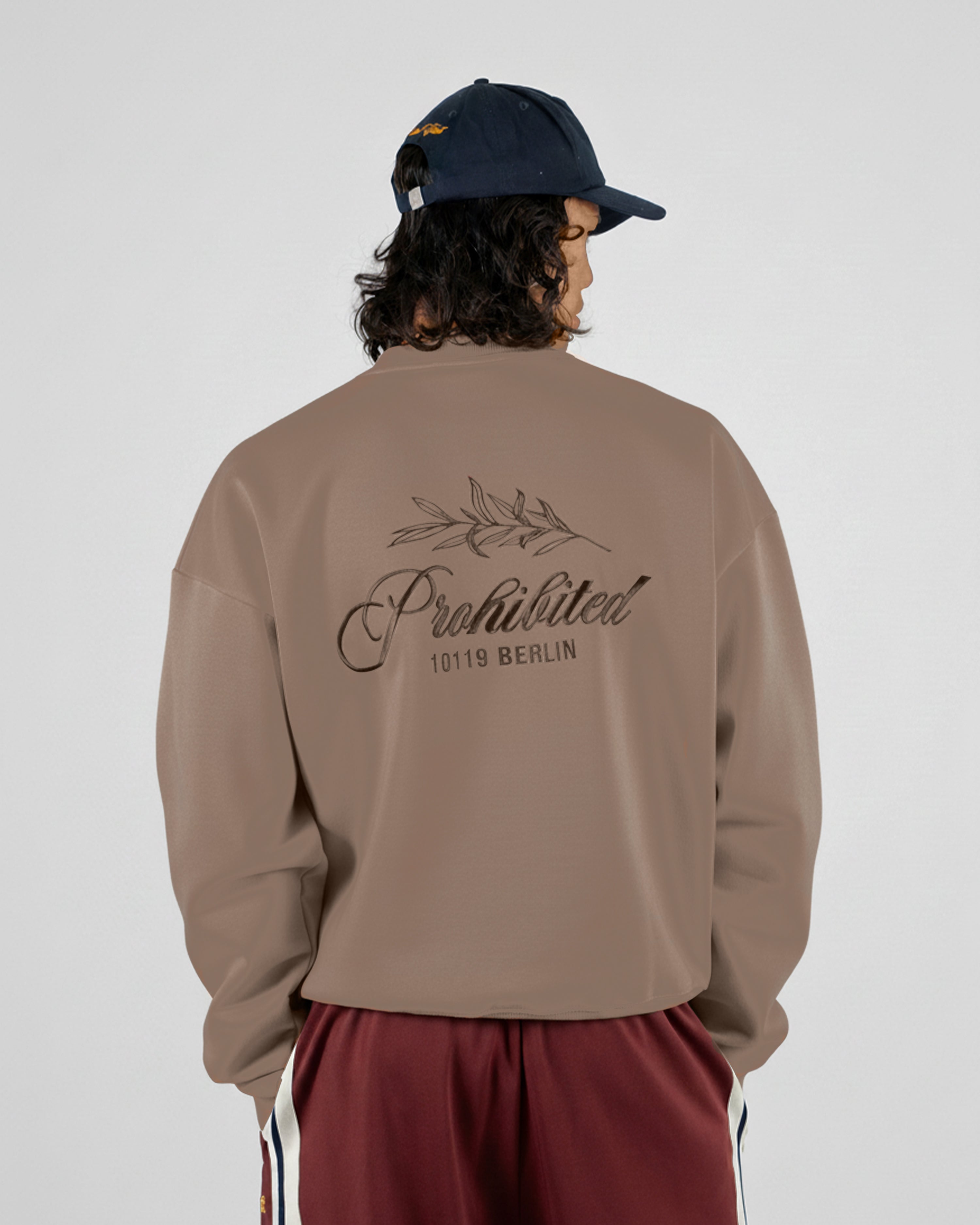 PB Leaf Crew Neck Clay