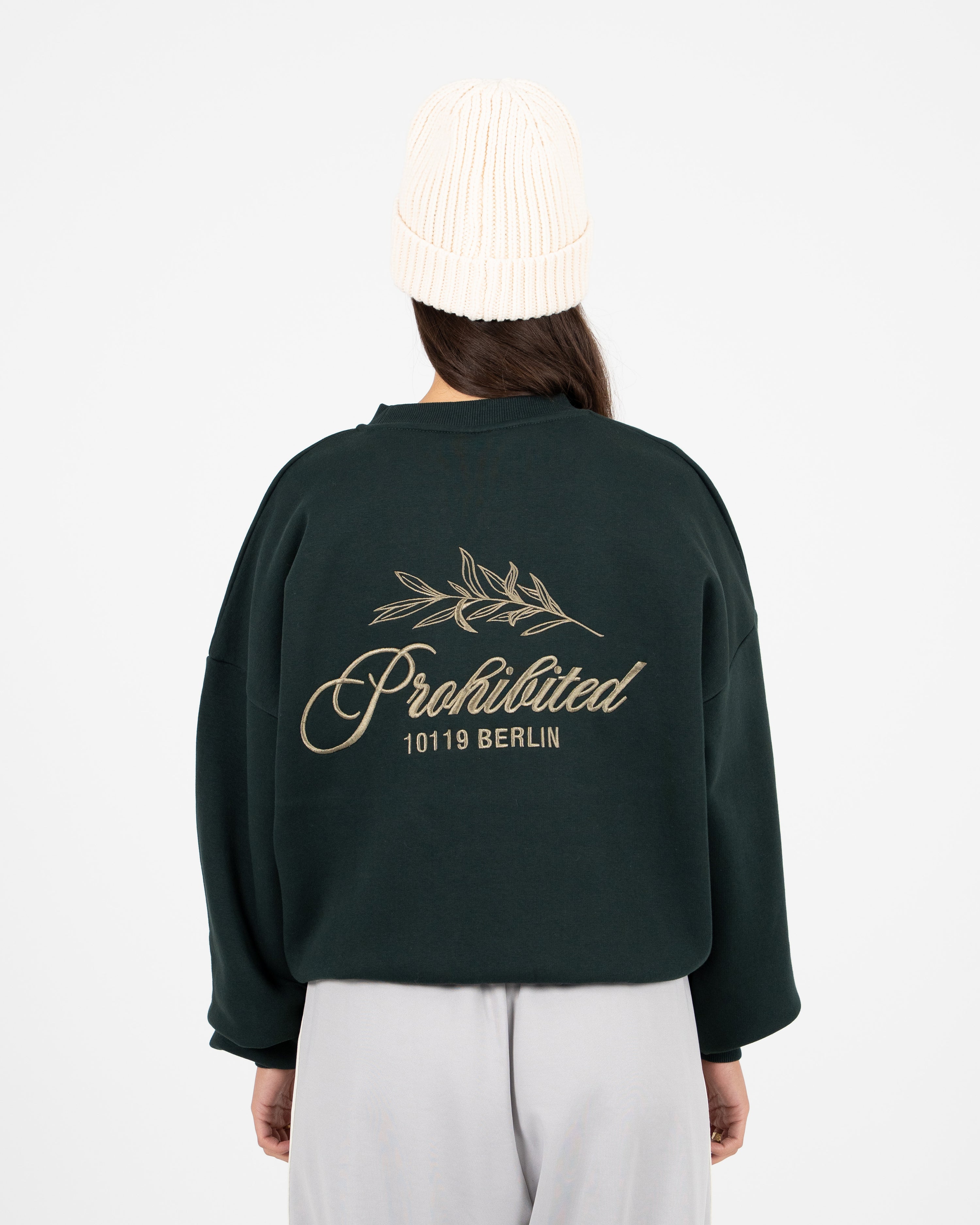 PB Leaf Crew Neck Green