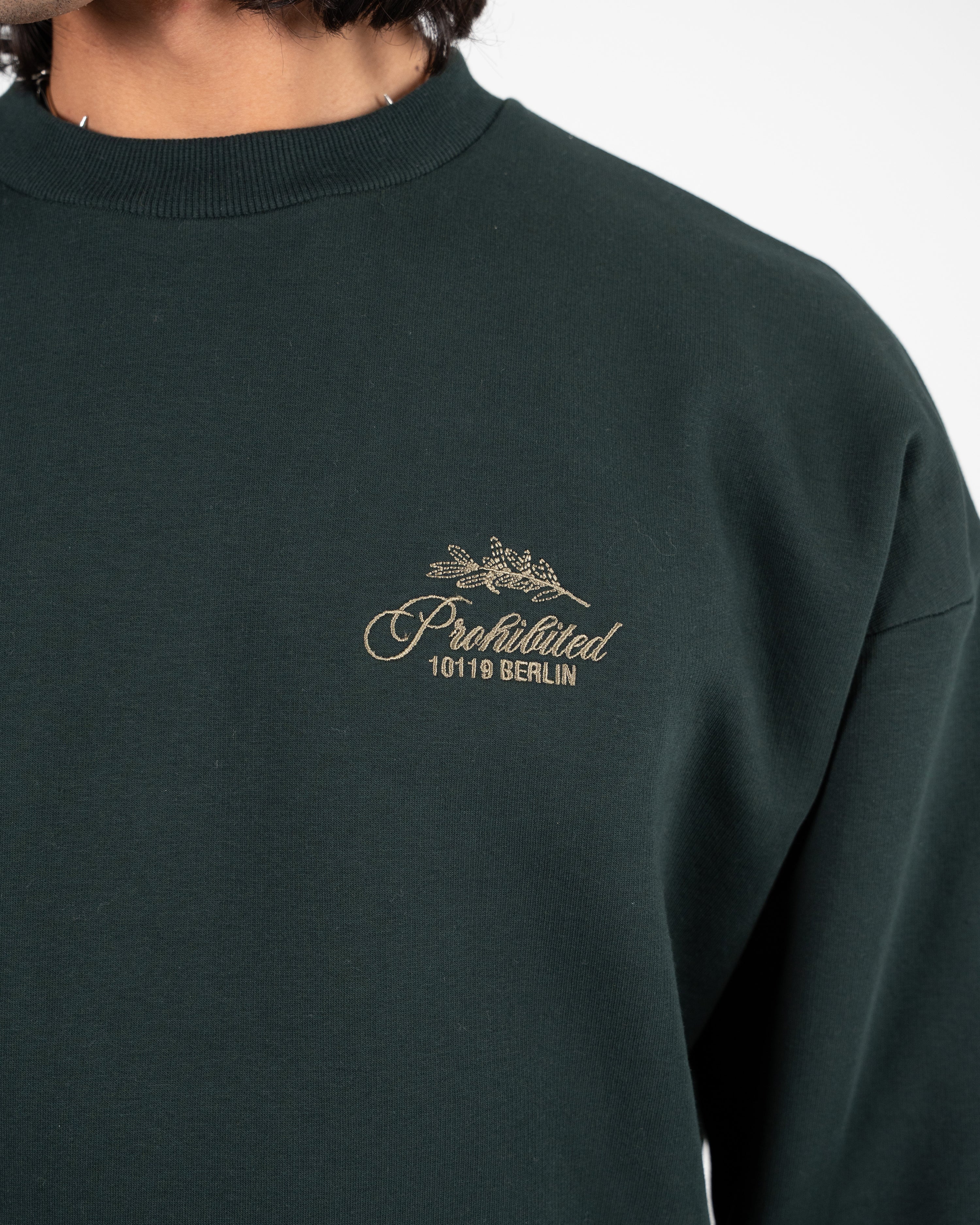 PB Leaf Crew Neck Green