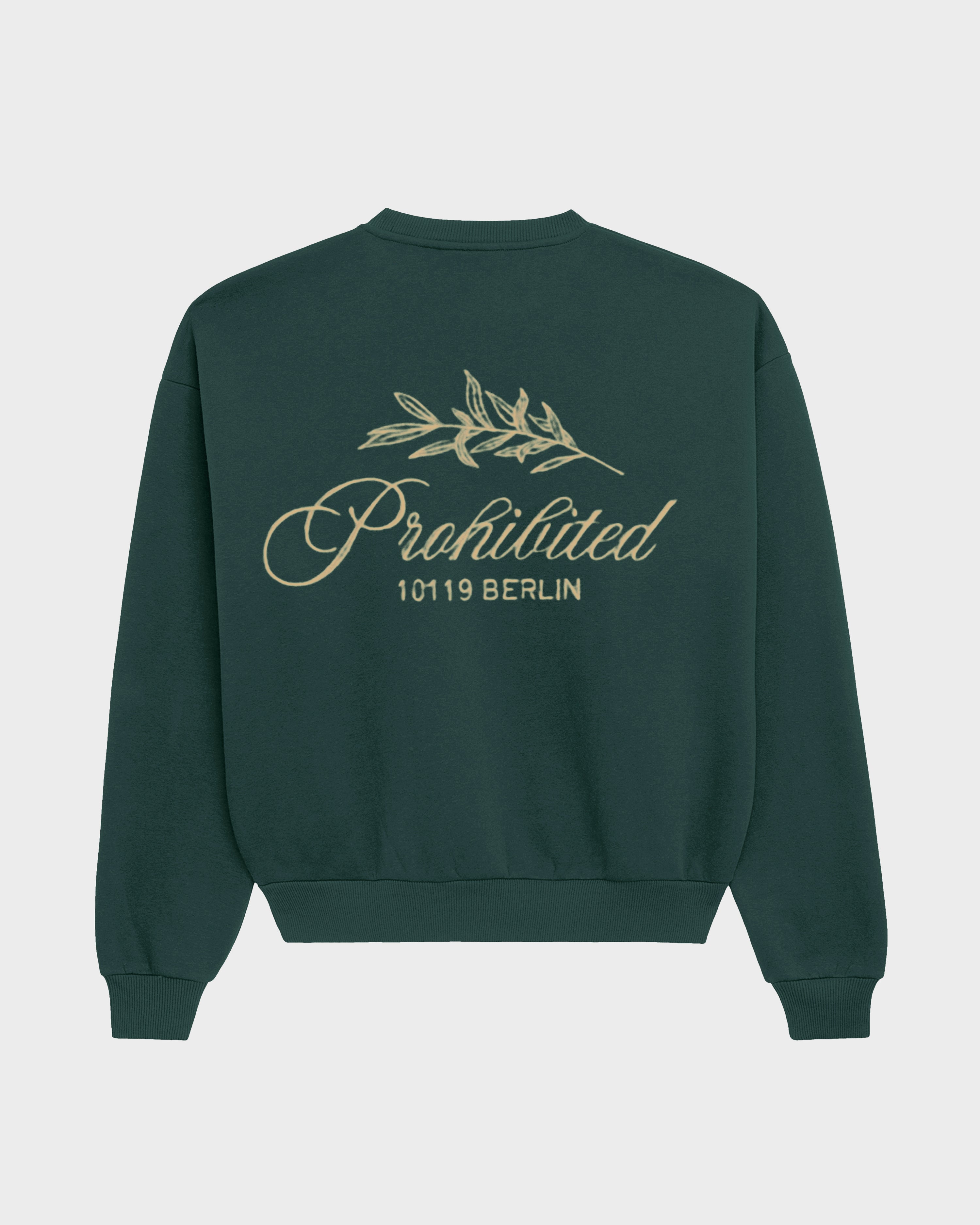 PB Leaf Crew Neck Green