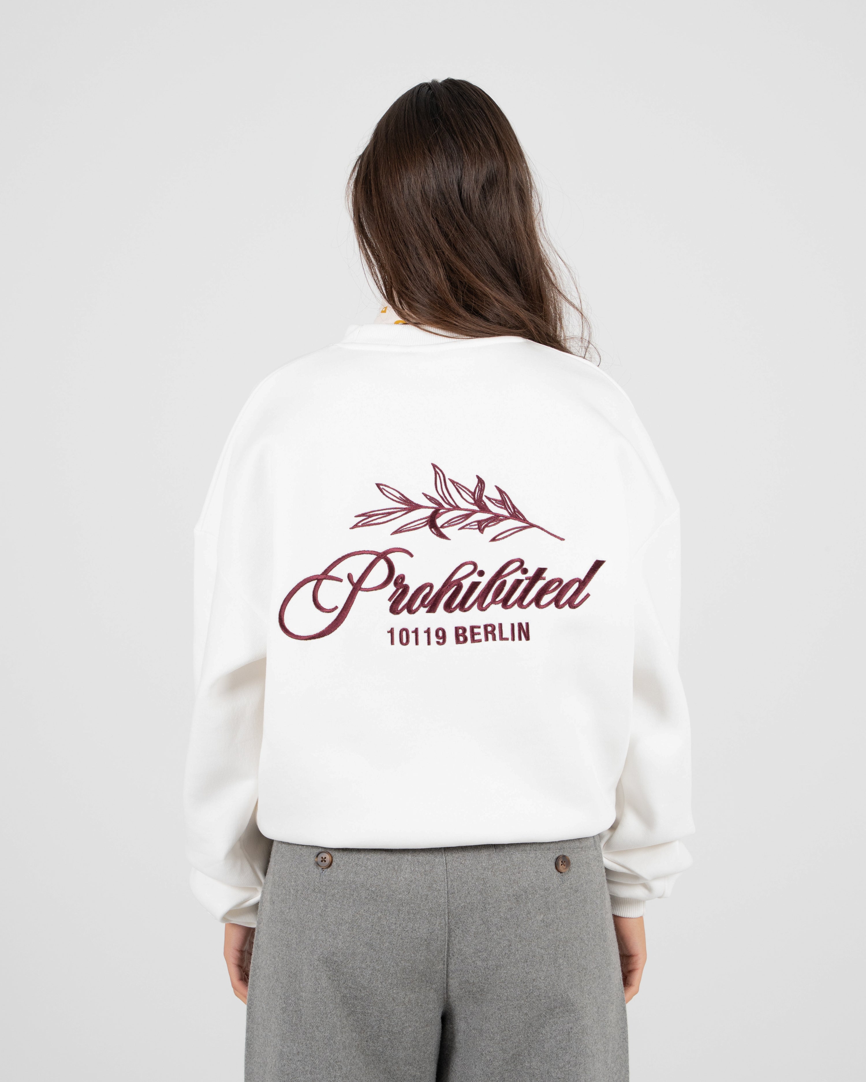 PB Leaf Crew Neck Off-White