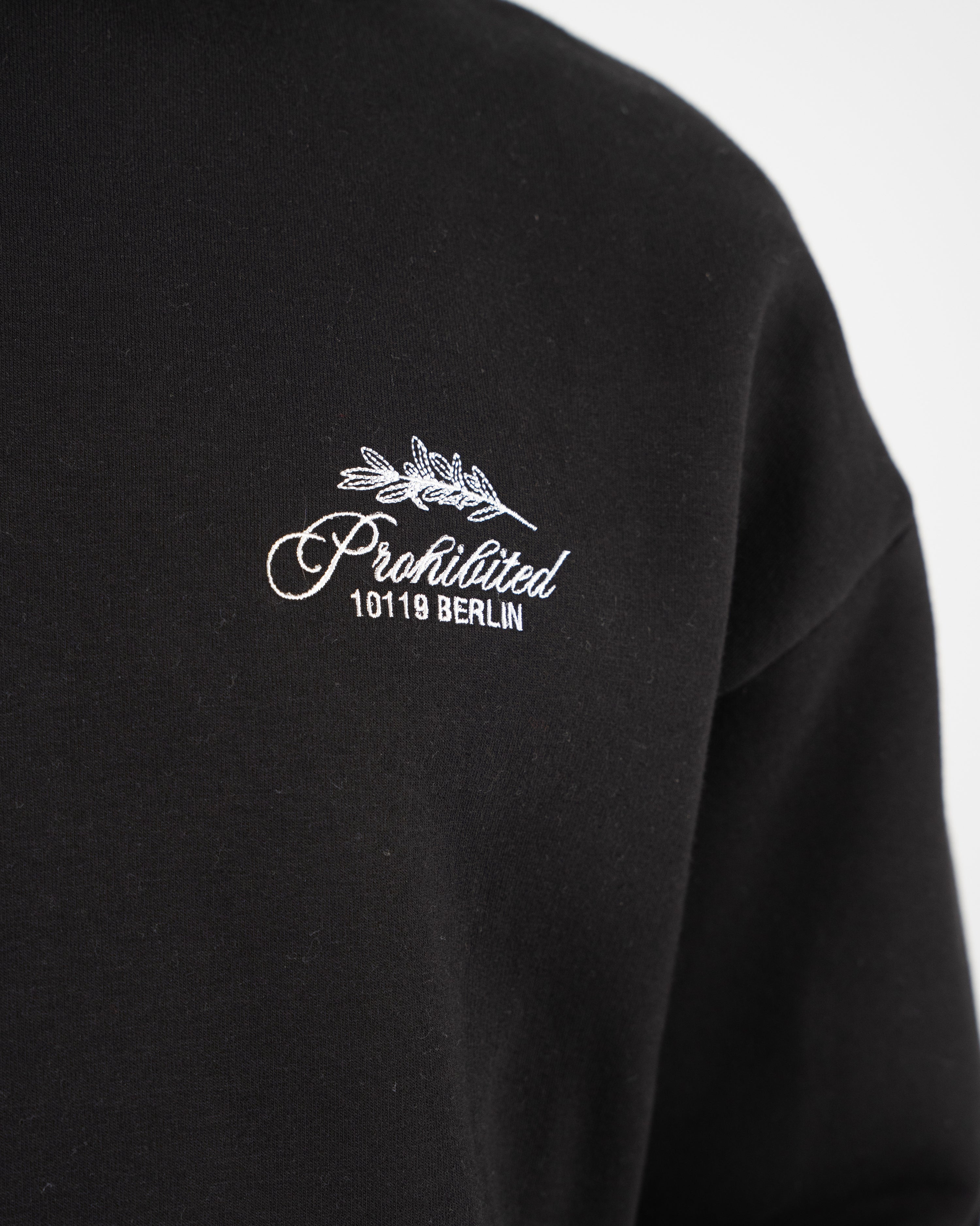 PB Leaf Hoodie Black