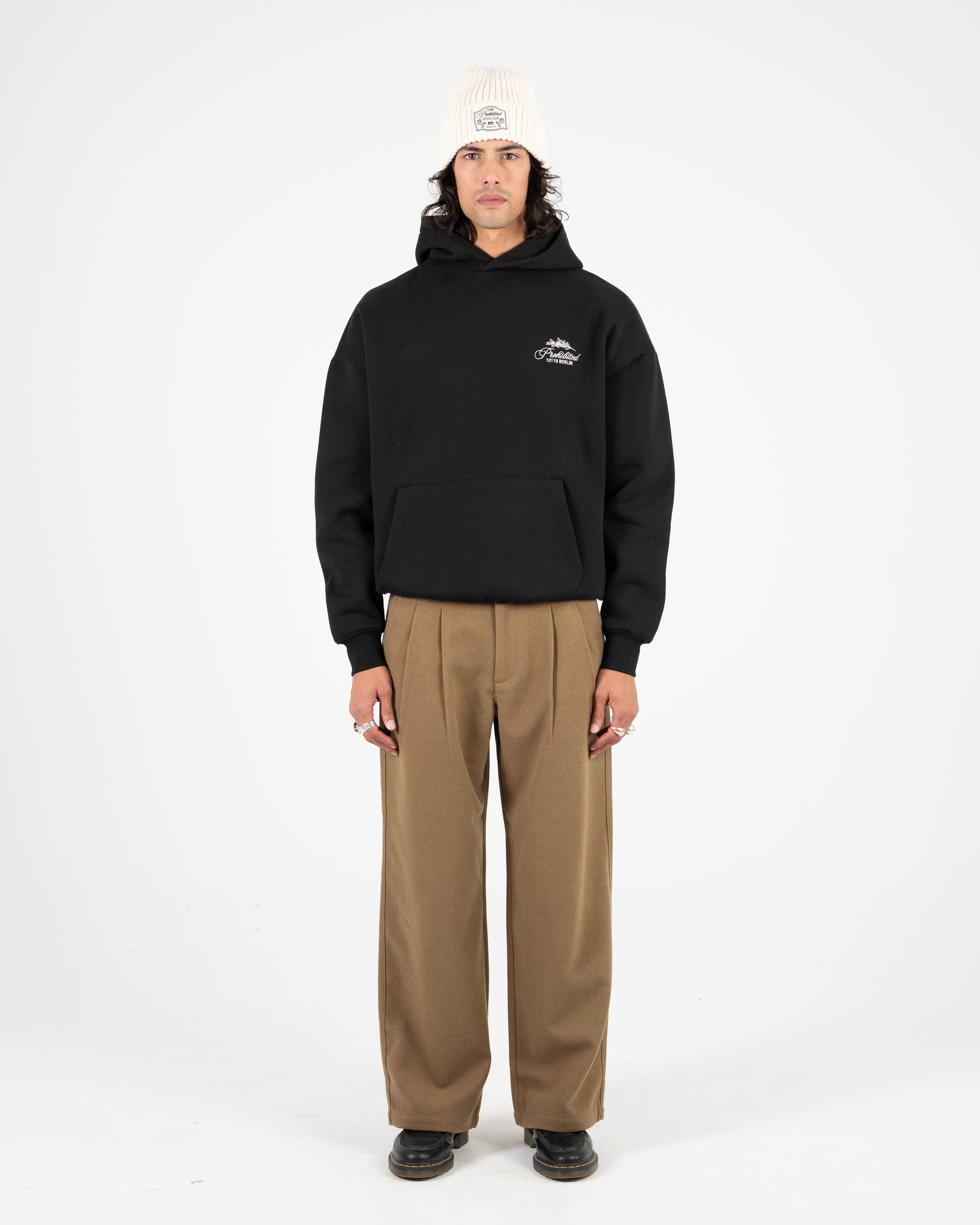 PB Leaf Hoodie Black