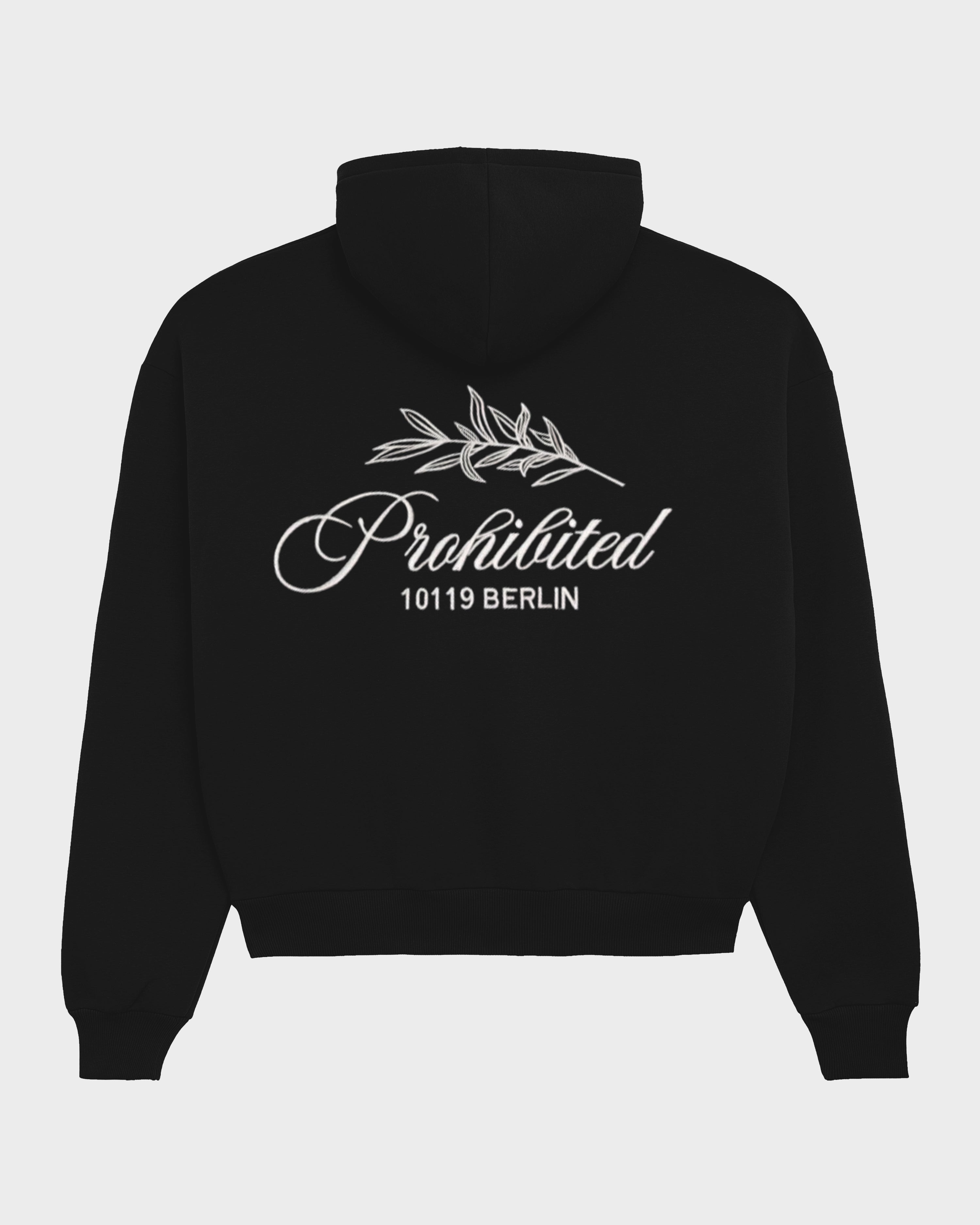 PB Leaf Hoodie Black