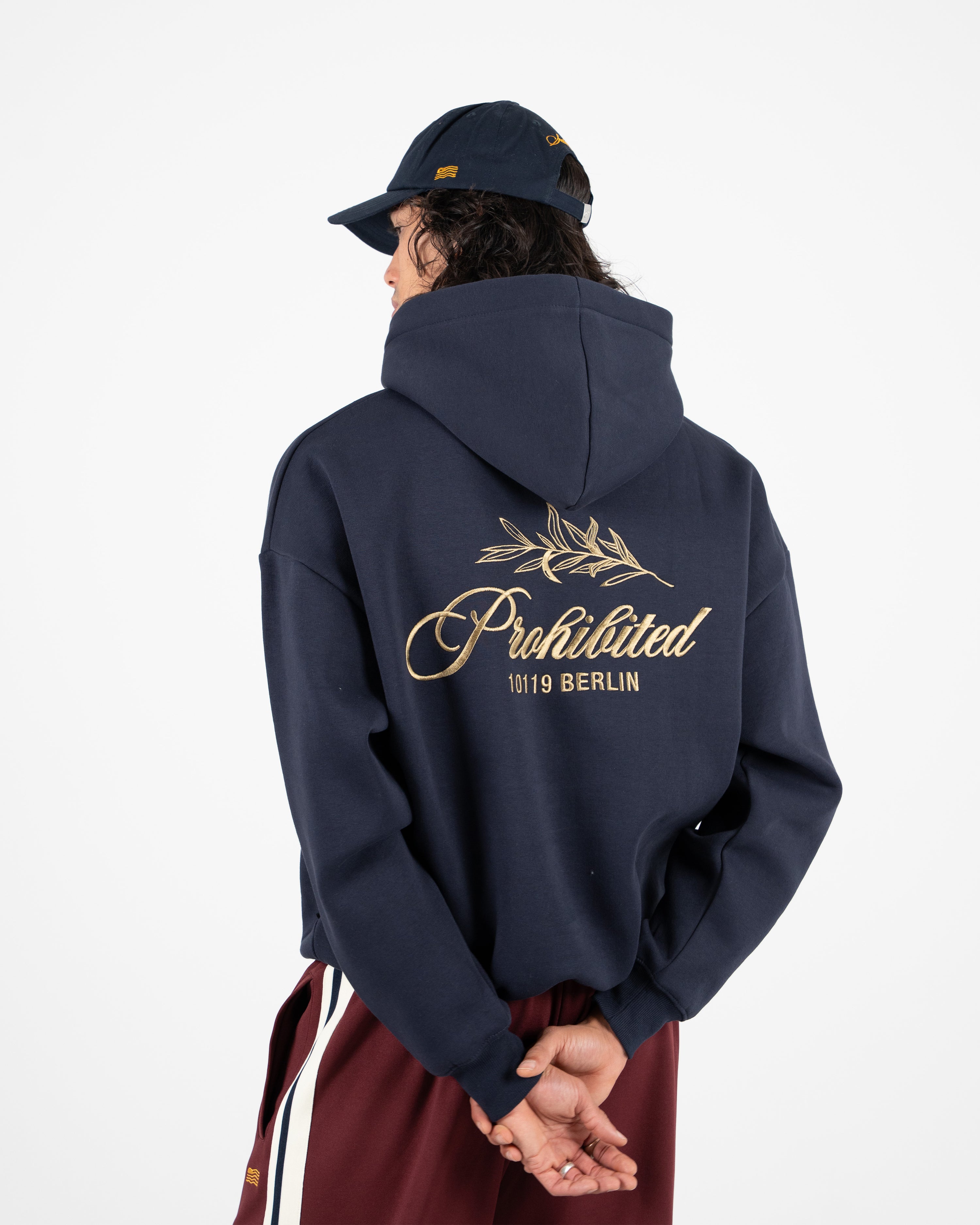 PB Leaf Hoodie Navy