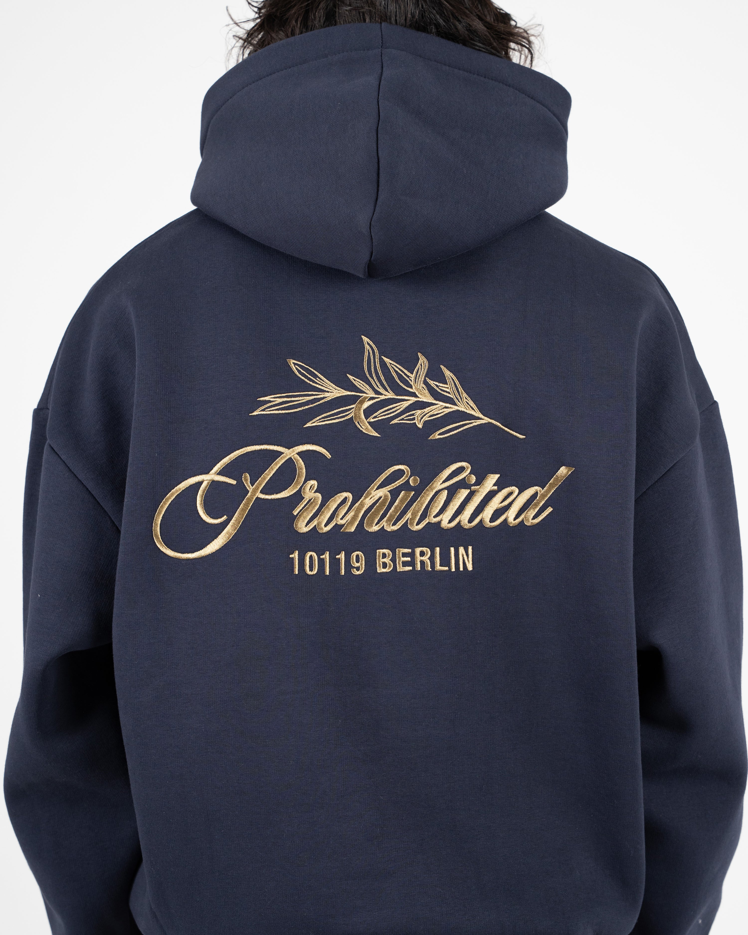 PB Leaf Hoodie Navy