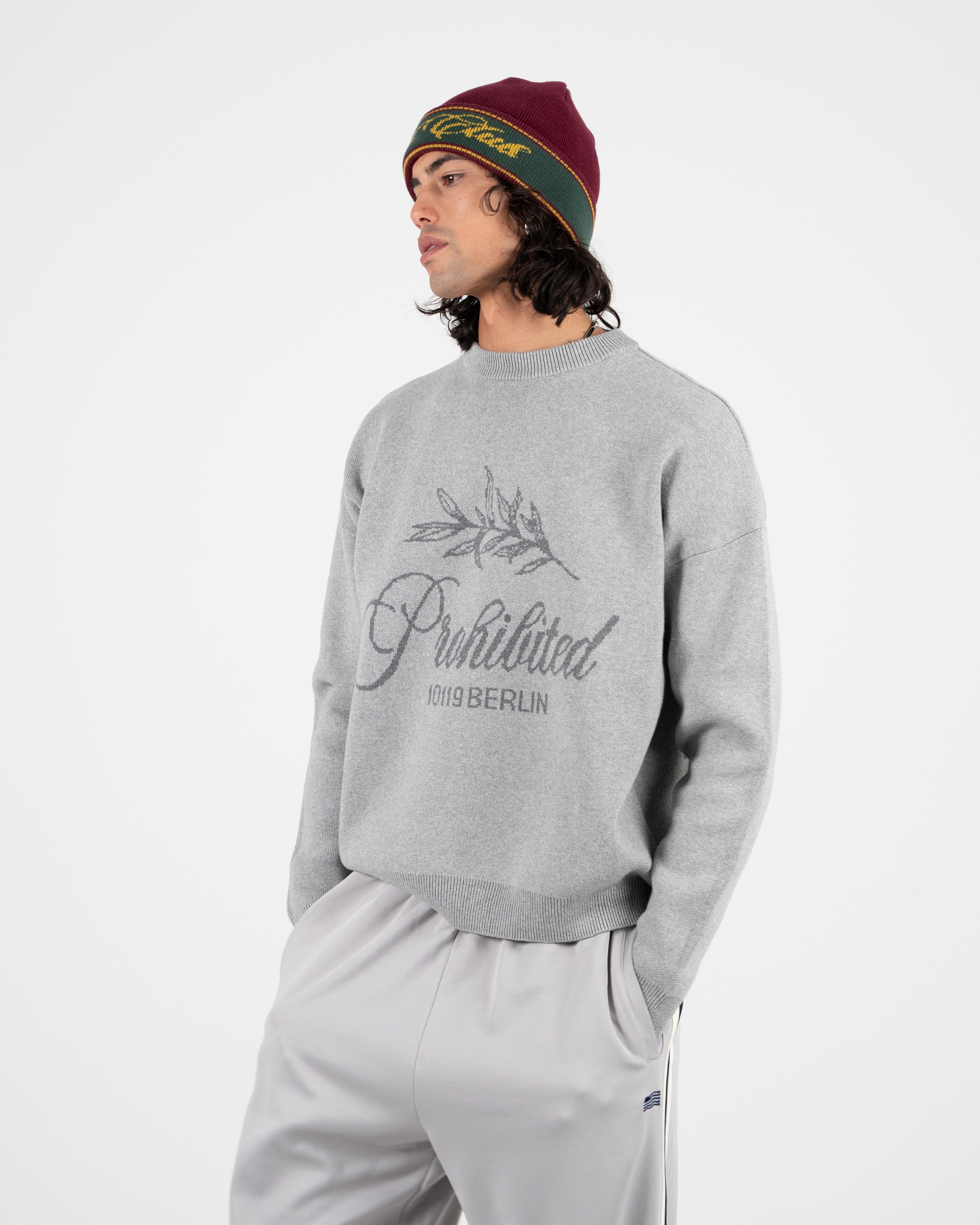 PB Leaf Knit Grey