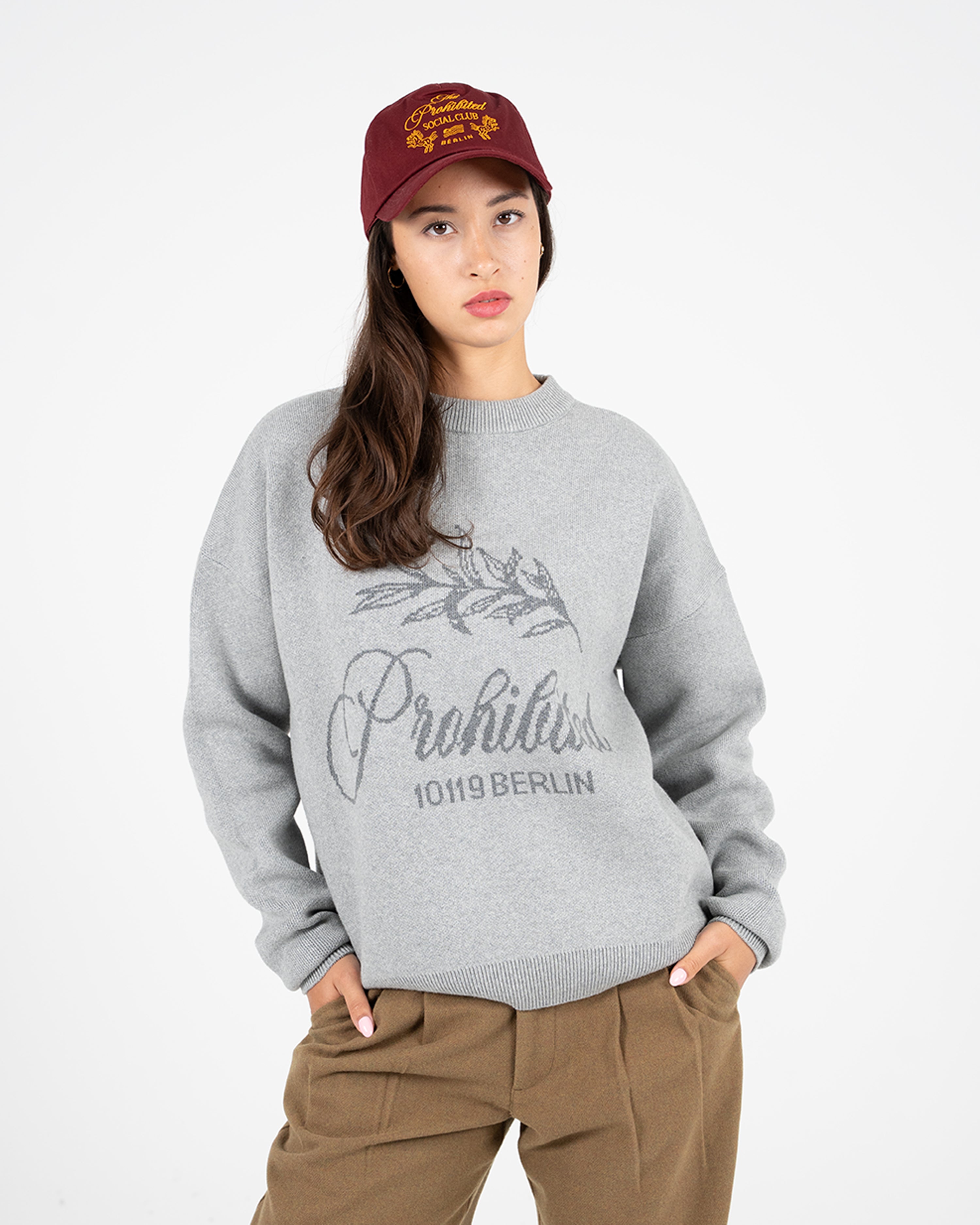 PB Leaf Knit Grey